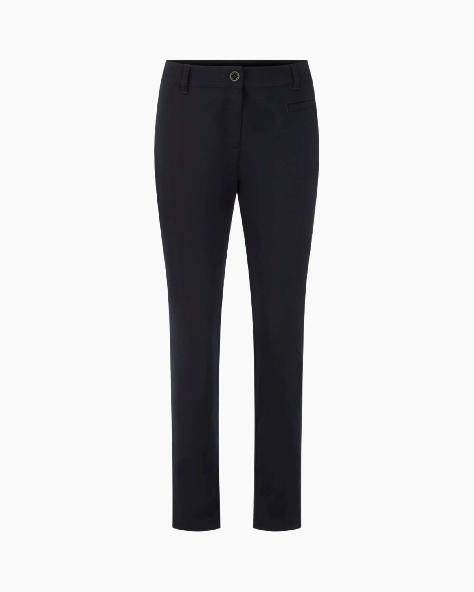 broek, broek, zwart, slim, taileband