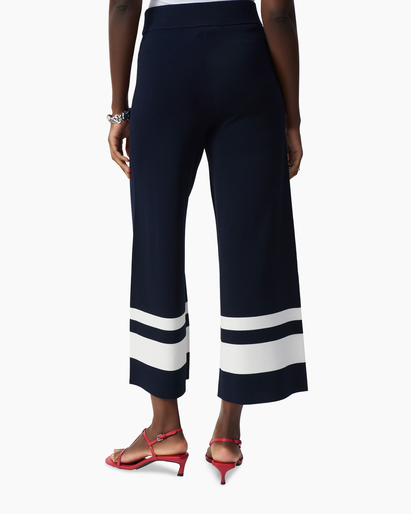 Pantalon Striped Zwart