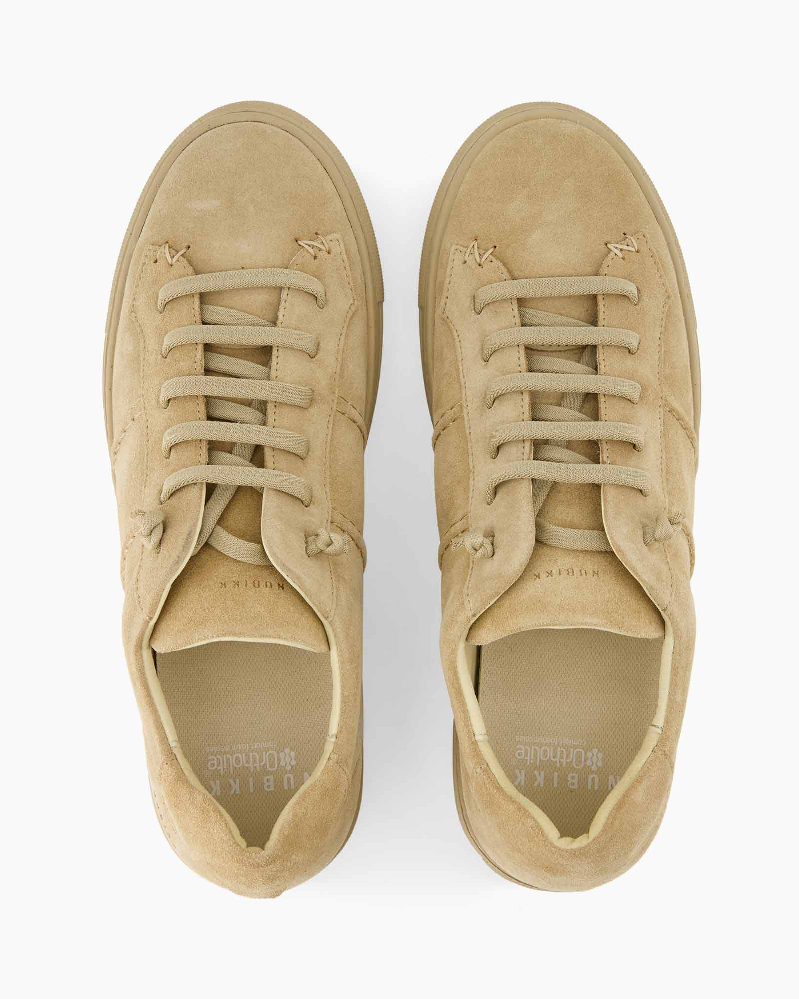 laarzen, sneakers, beige, suede, veters