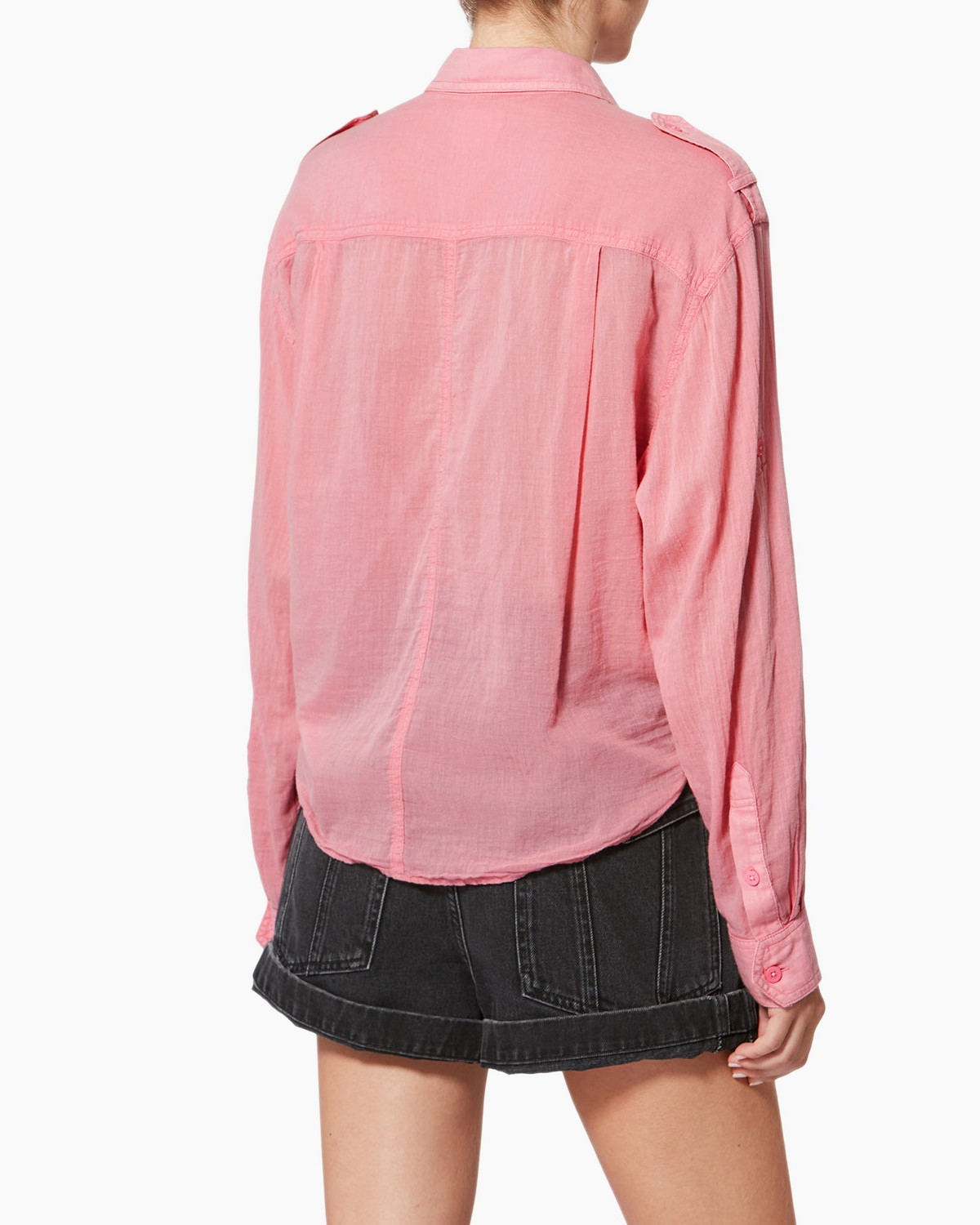 Blouse, Shirt, Shorts, Long Sleeve, Coat