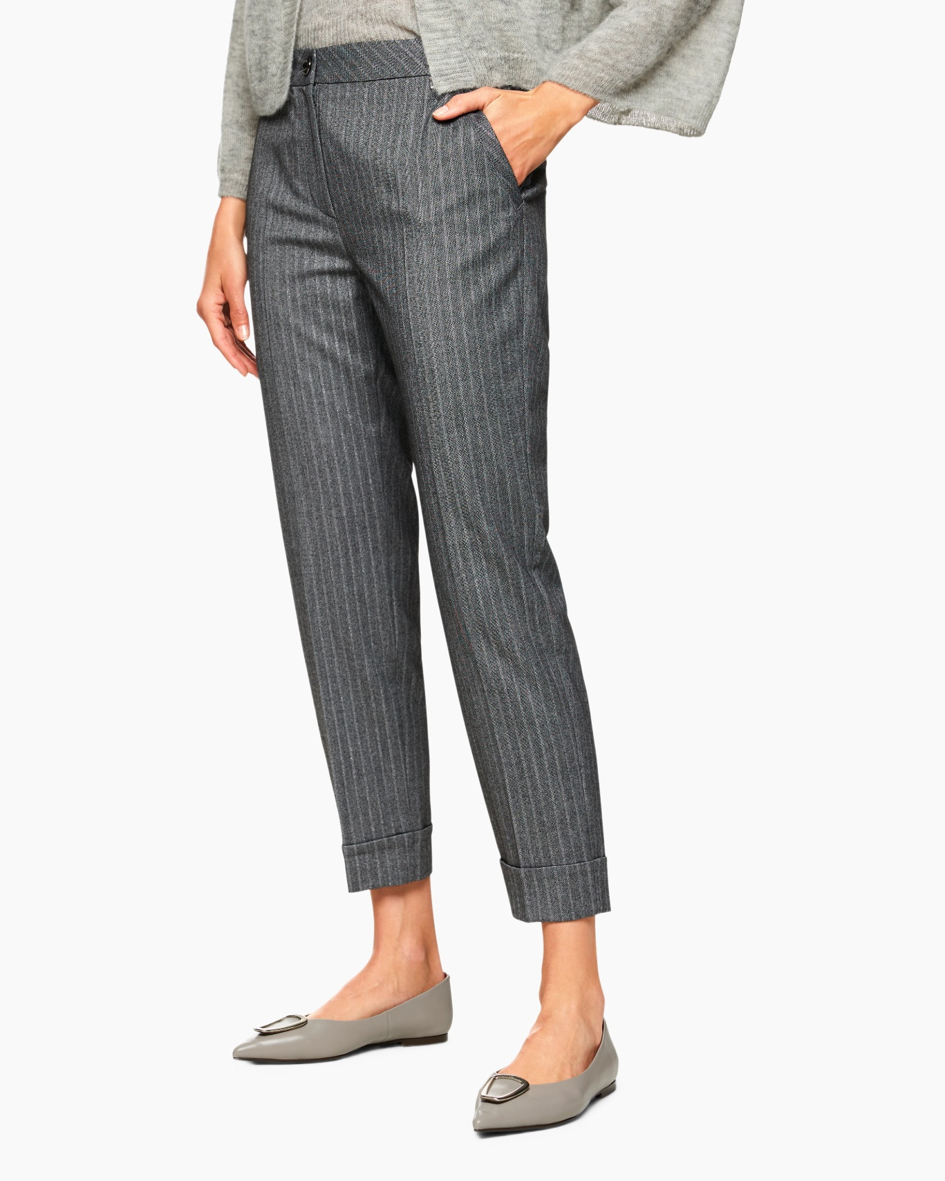 Broek Zp 81.02 W07 Antraciet