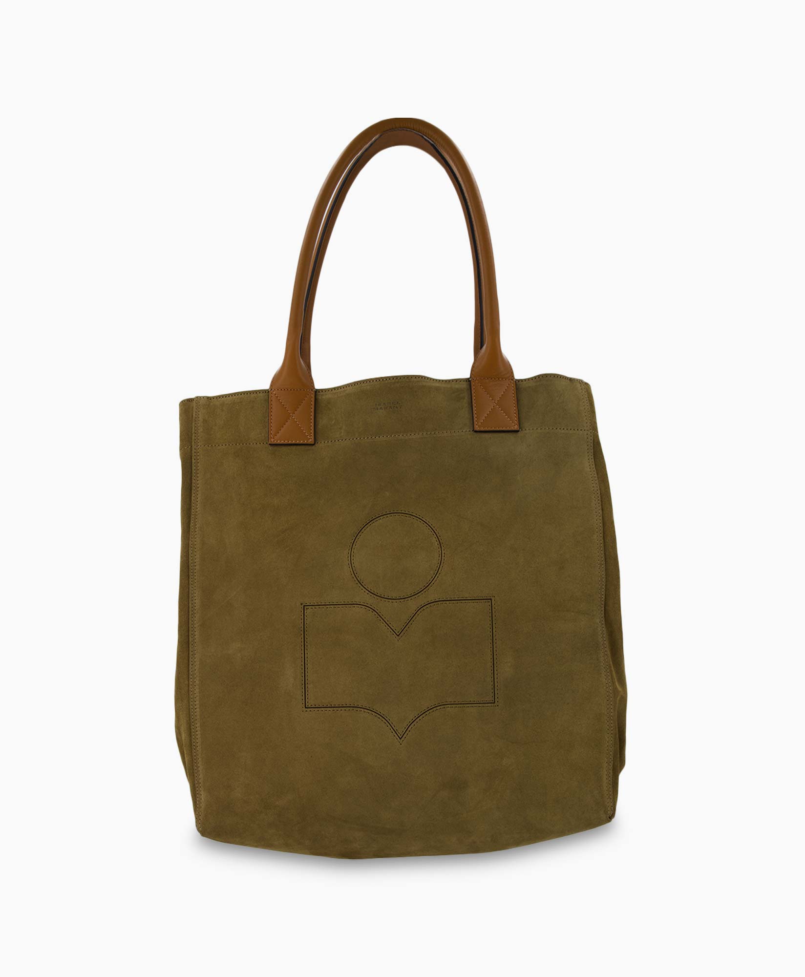 Shopper Yenky Leather Groen