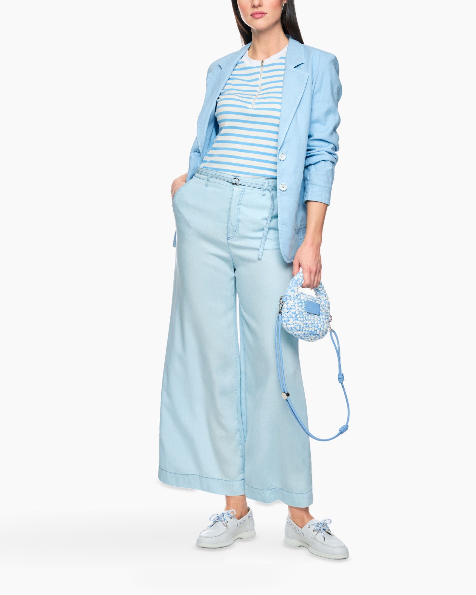 blazer, jacket, light-blue, linen, pants