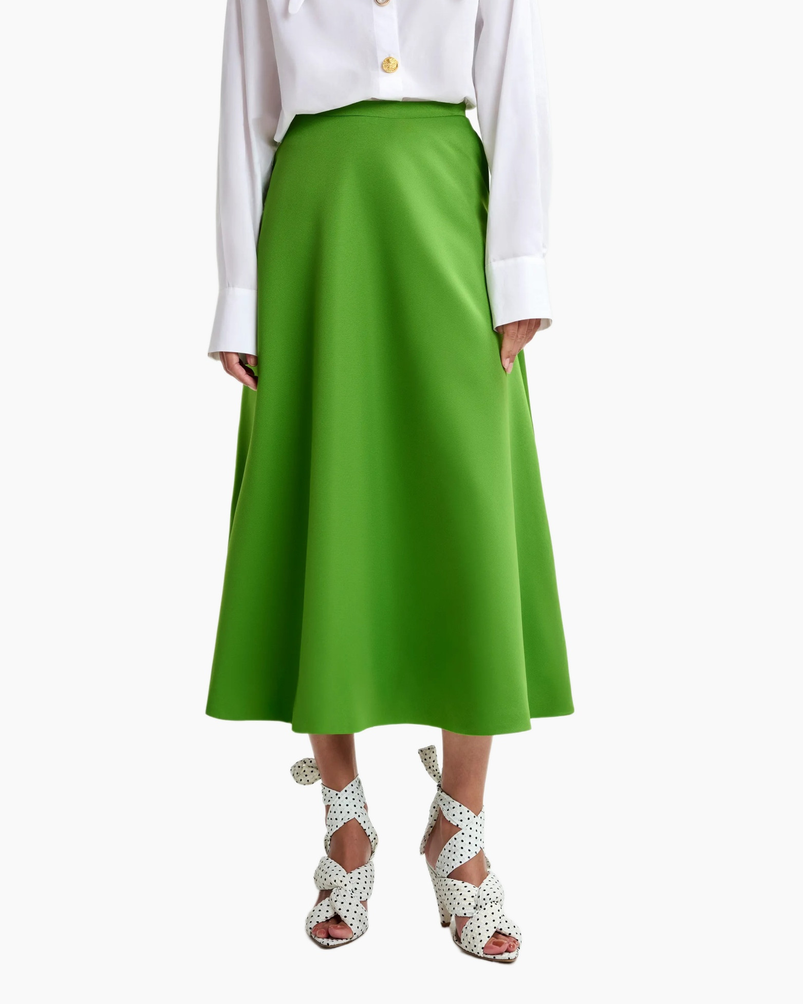 Clothing, Skirt, Person, Footwear, Sandal