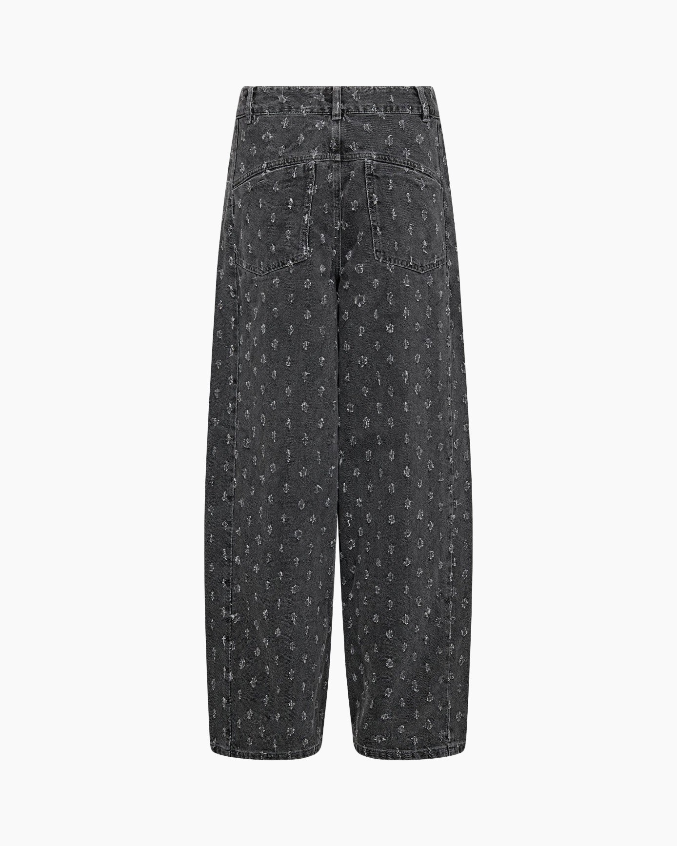broeken, broek, wijdvallend, denim, patroon