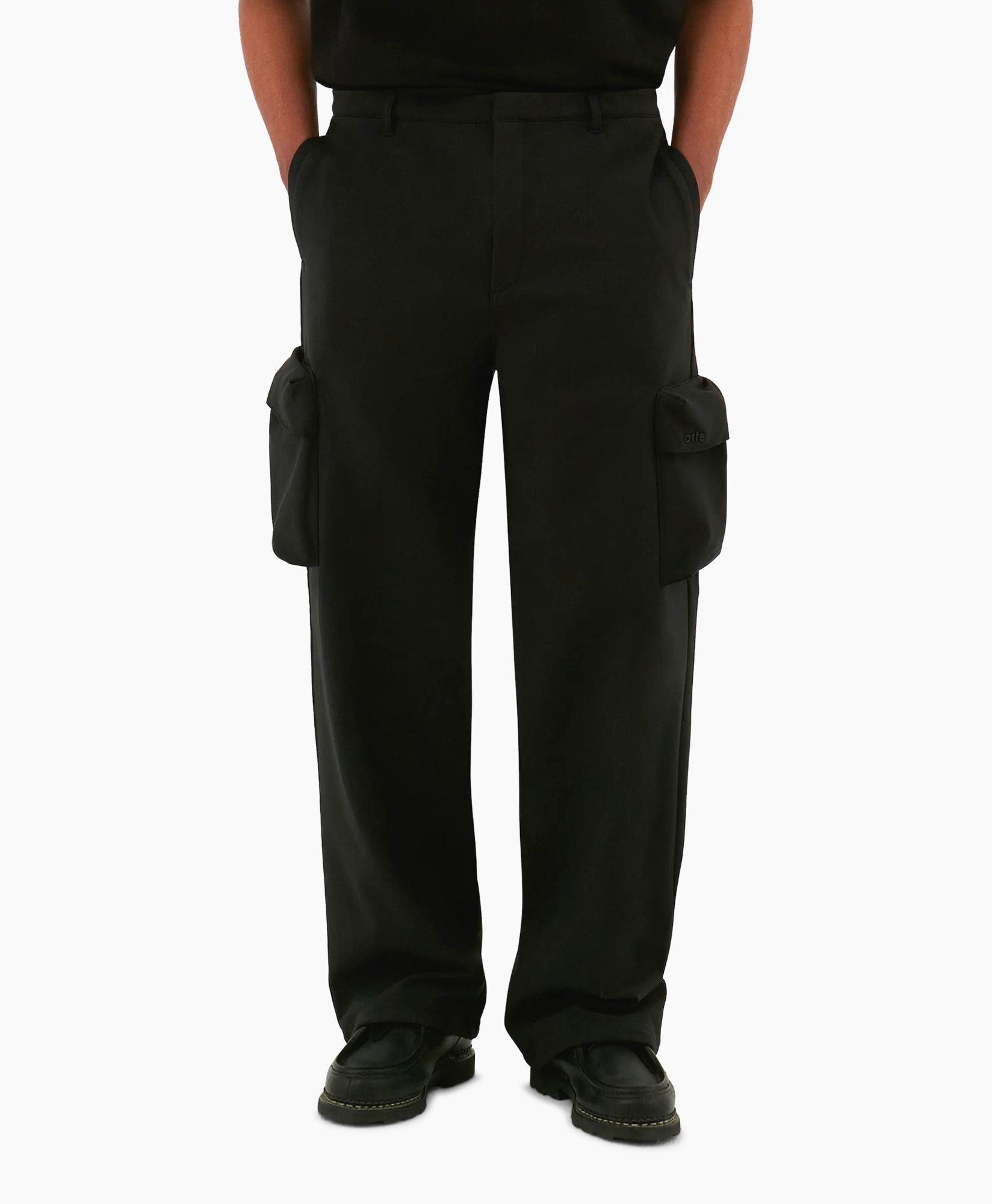 Cargobroek 3d Pockets Nylon Pants Zwart