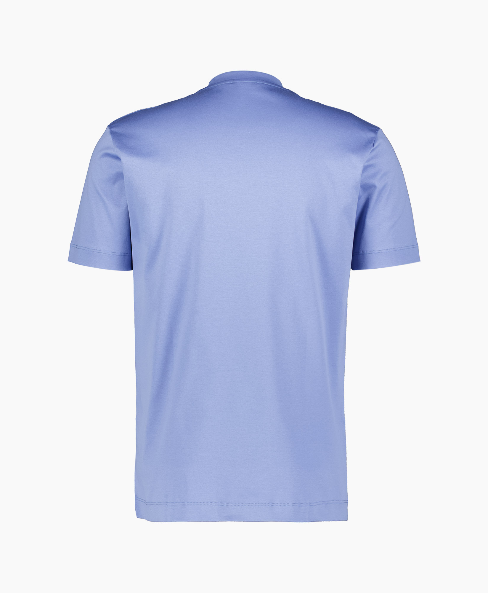 T-shirt Korte Mouw Interlock Supima midden blauw