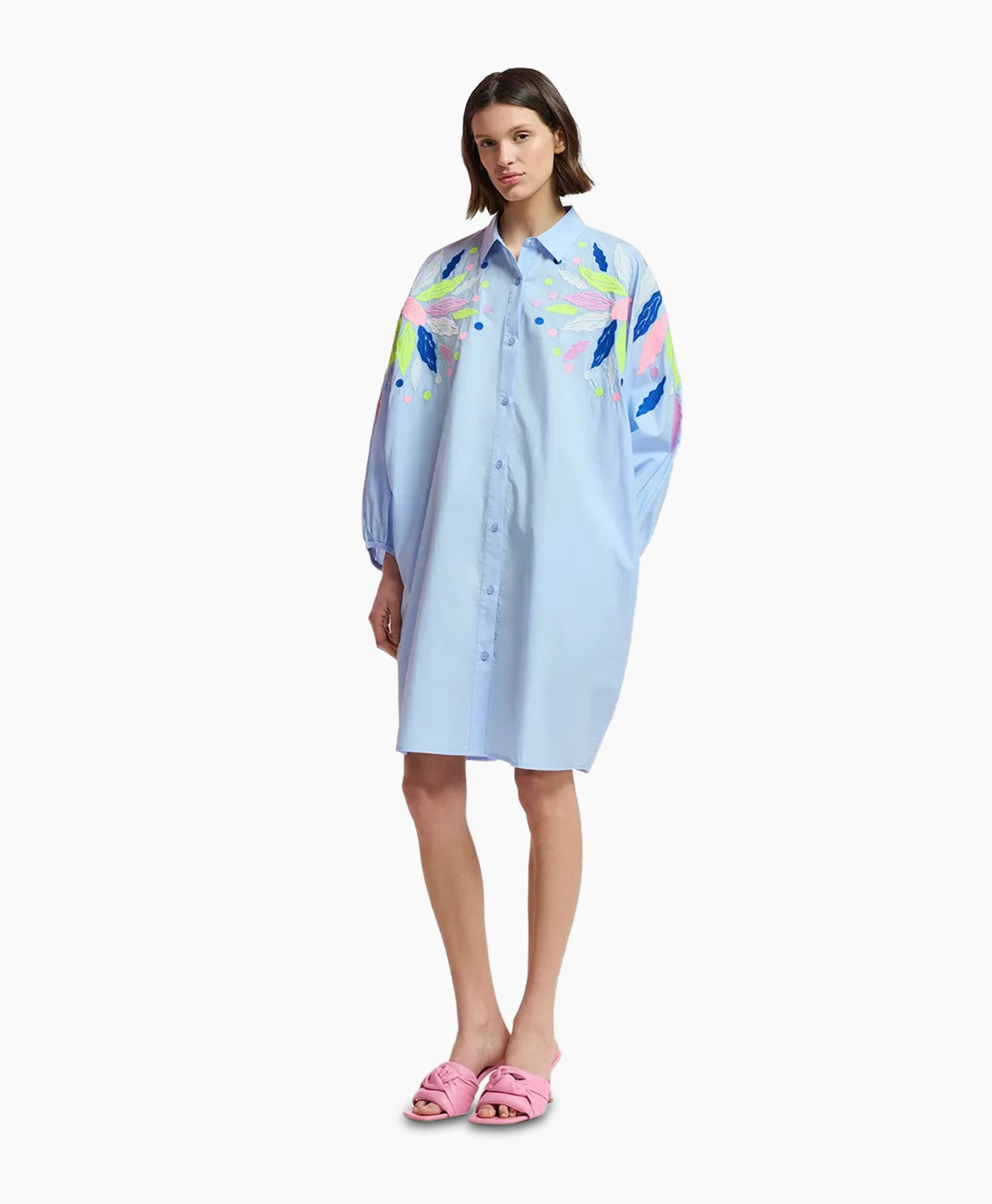 Jurk Galam Blauw