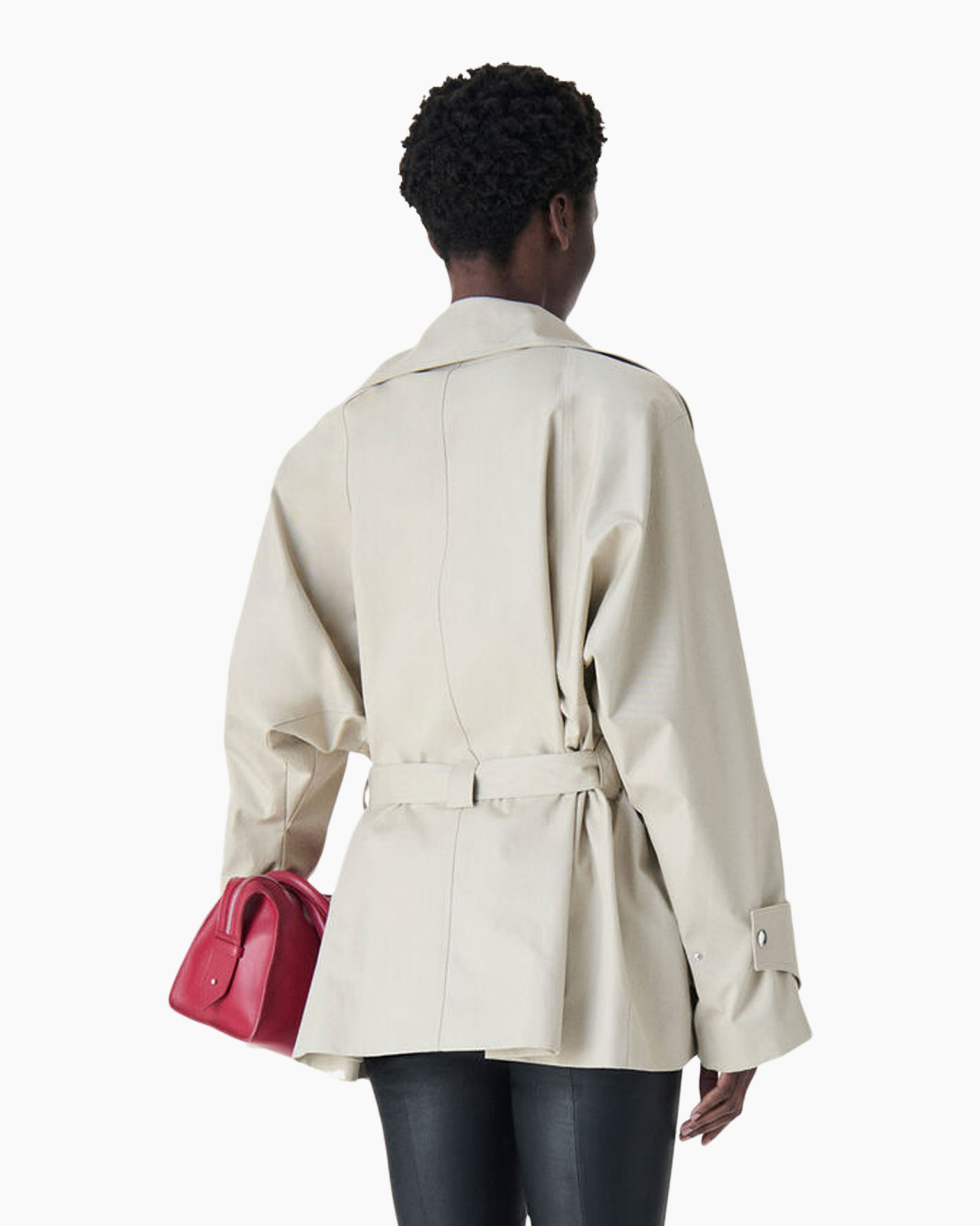 Coat, Overcoat, Person, Trench Coat, Handbag
