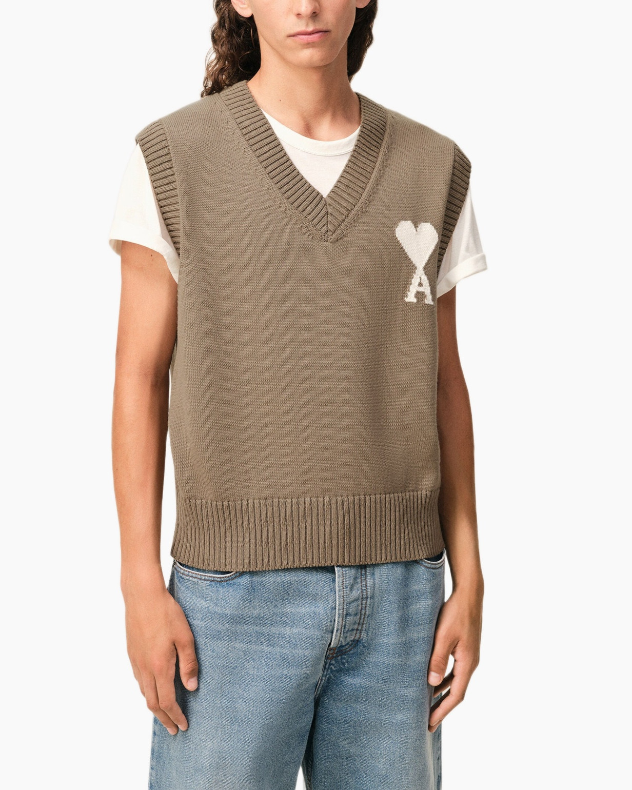 Spencer Quota Sleeveless V-neck Taupe