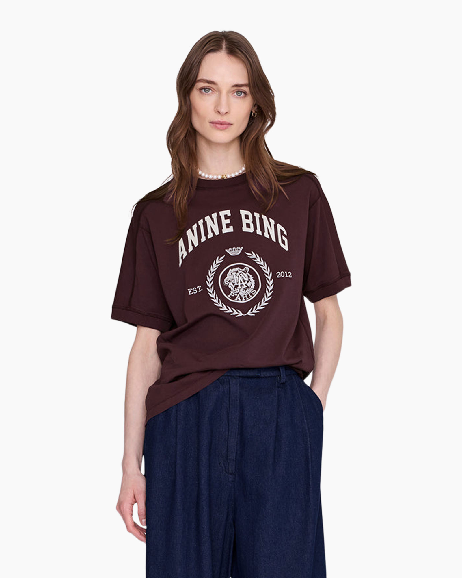 t-shirt, maroon, grafisch, korte mouwen, unisex