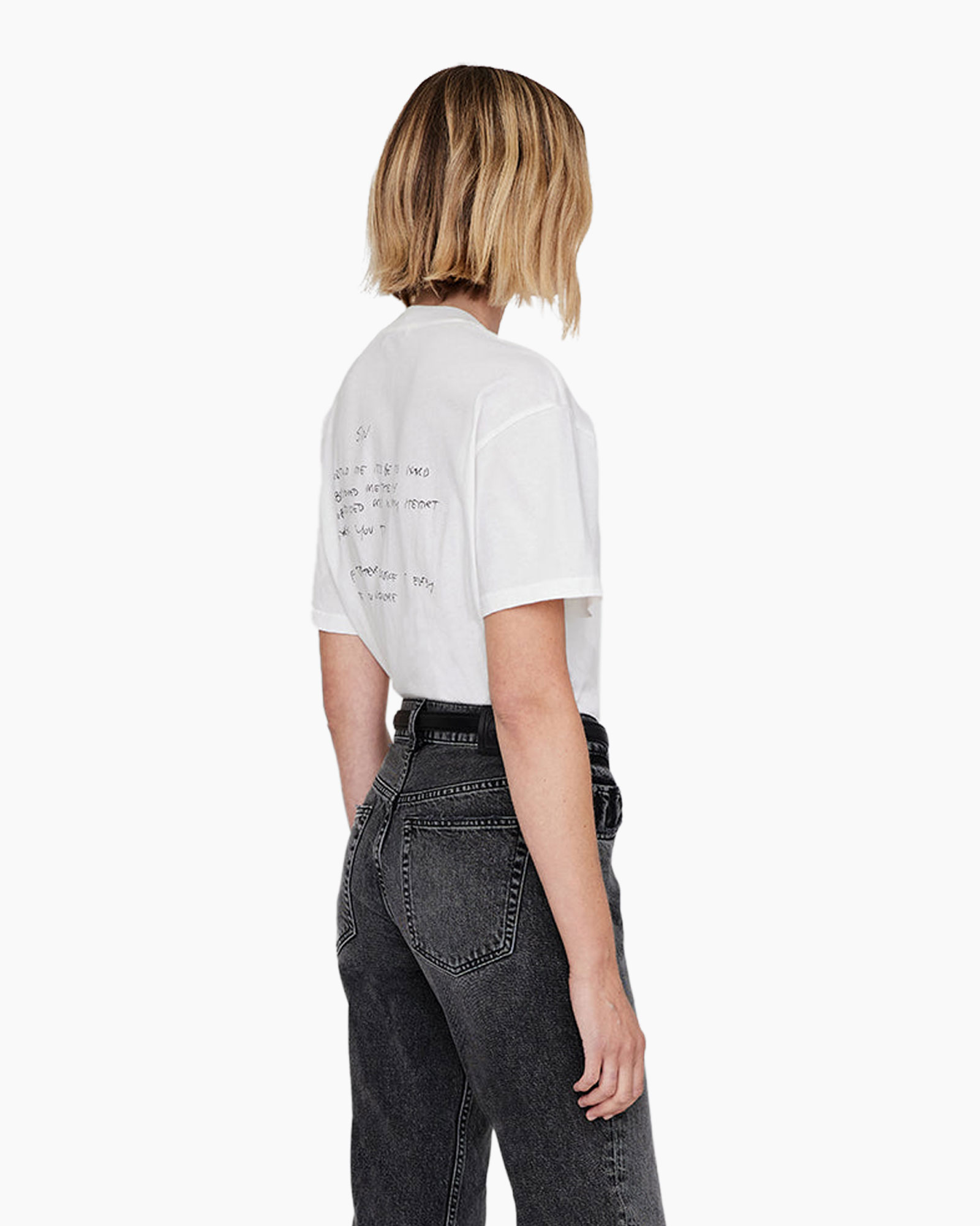 T-shirt Korte Mouw Walker Off White