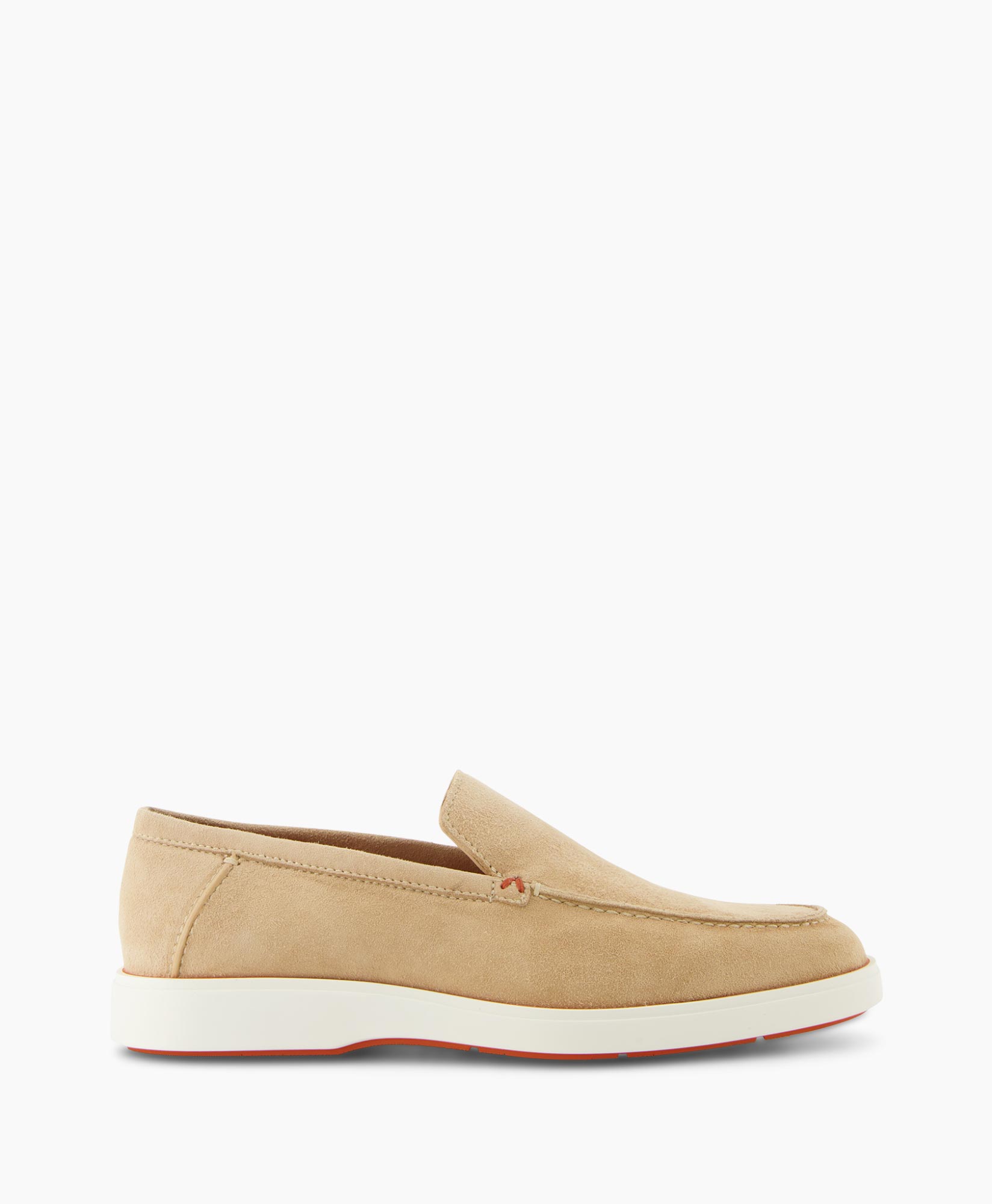 Santoni Loafer Drain Barsykse Beige