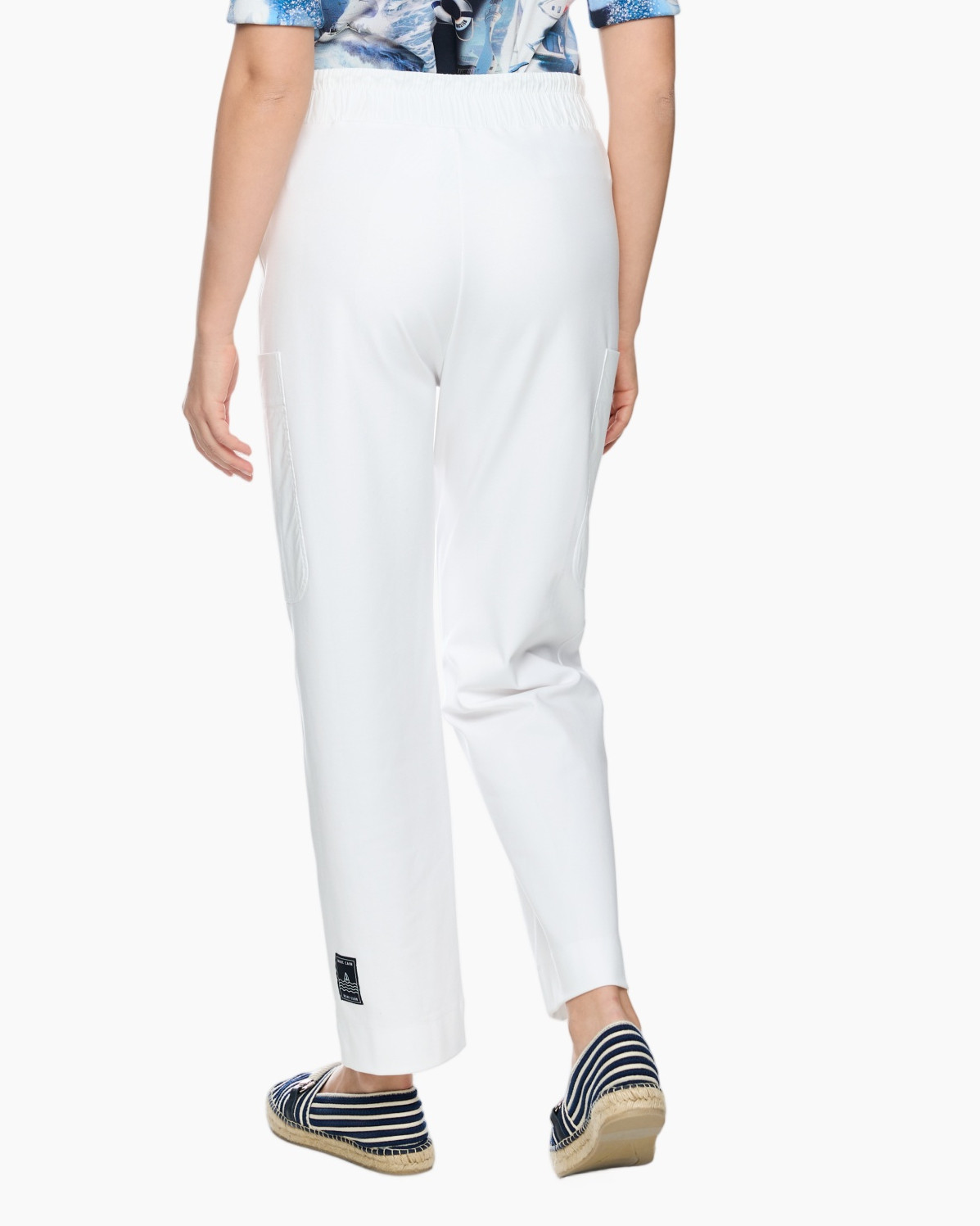 broek, wit, touwtje, zakken, casual