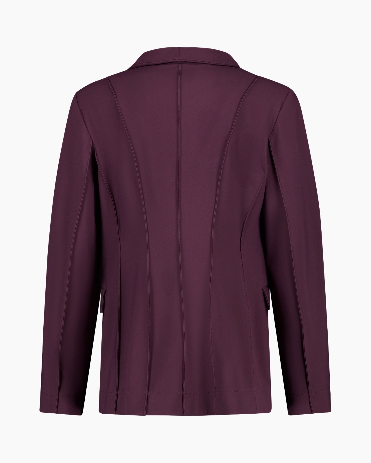 blazer, jacket, paars, eenzelfde knoop, twee knopen
