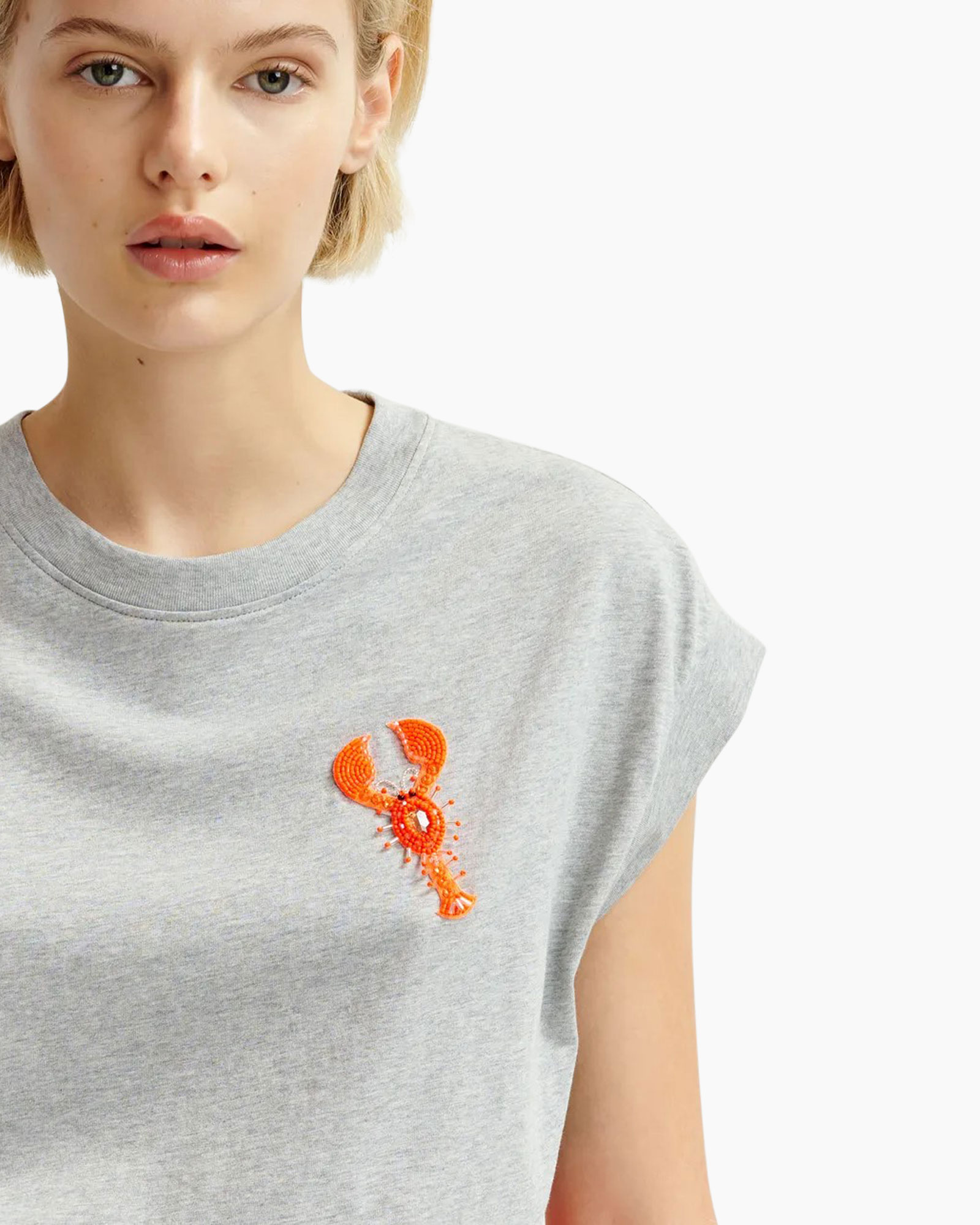T-shirt Hobster Grijs