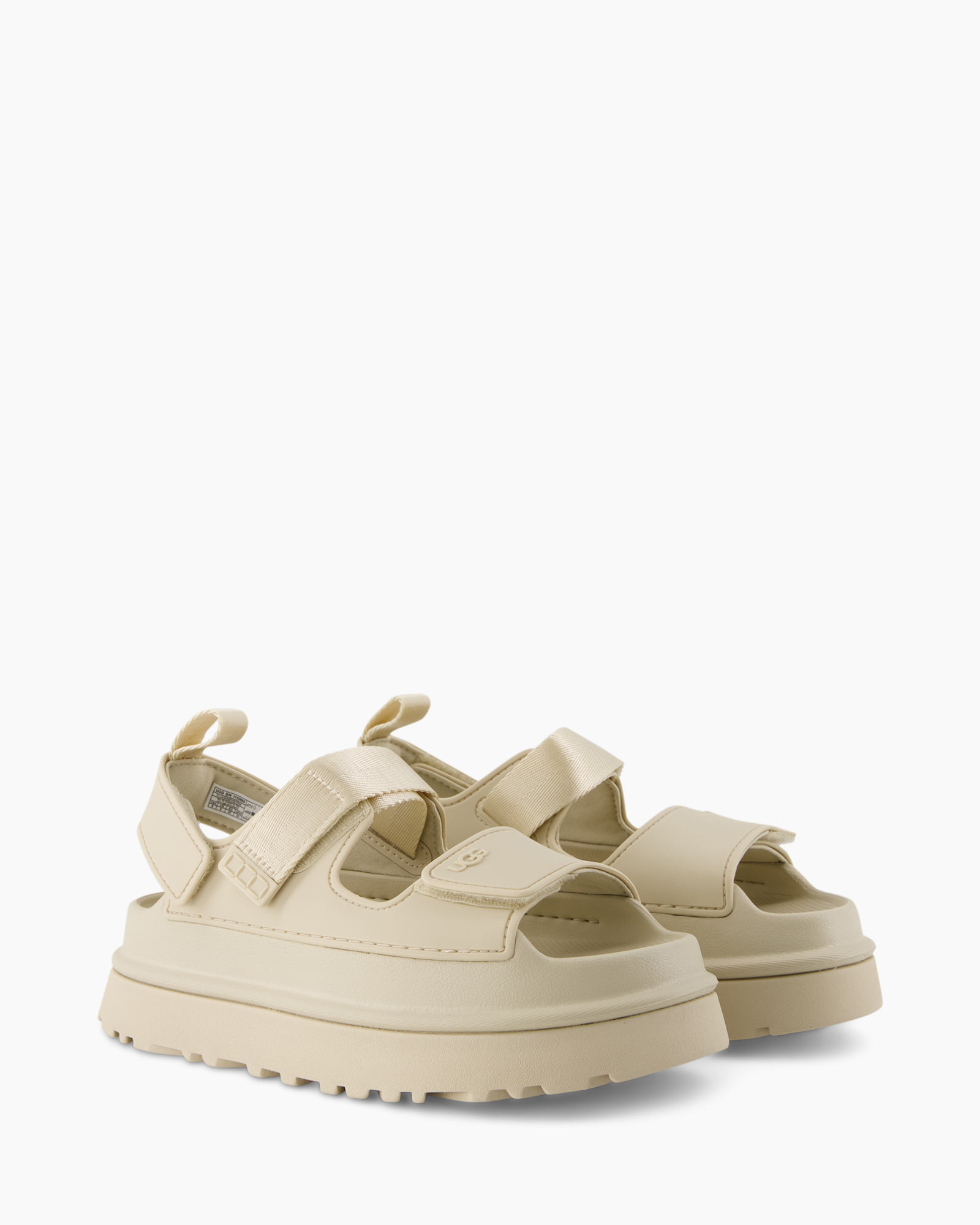 Sandaal Zonder Hak W Goldenglow Beige
