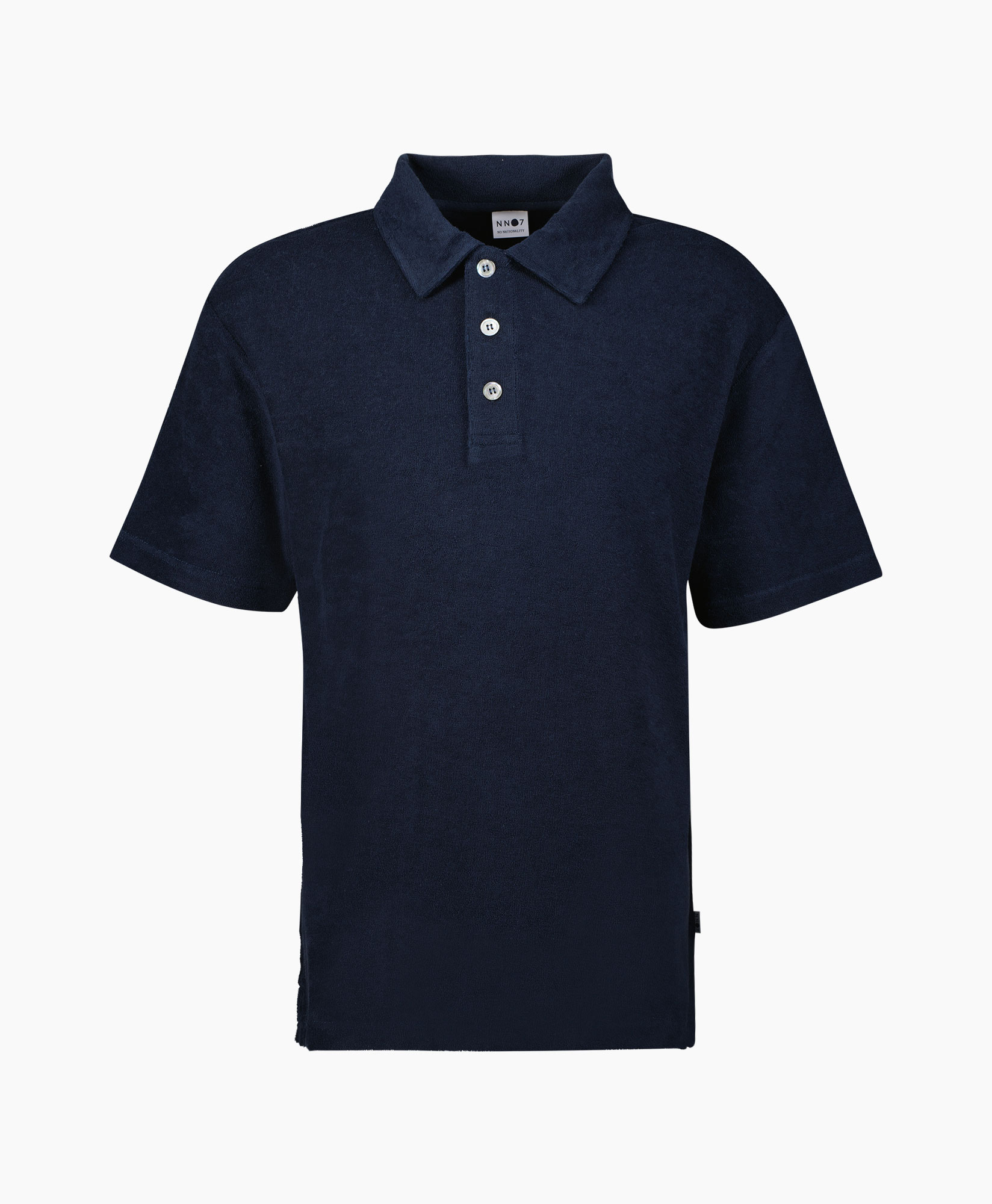 Nn07 Polo Polo Shirt Joey Donker Blauw
