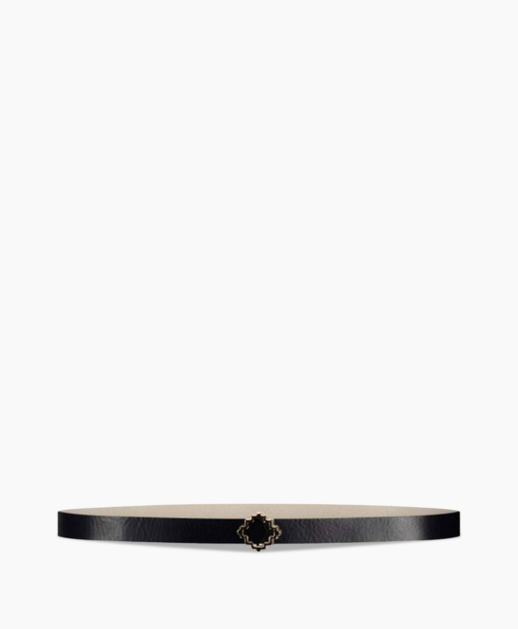 Reversable Ornament Belt Off White