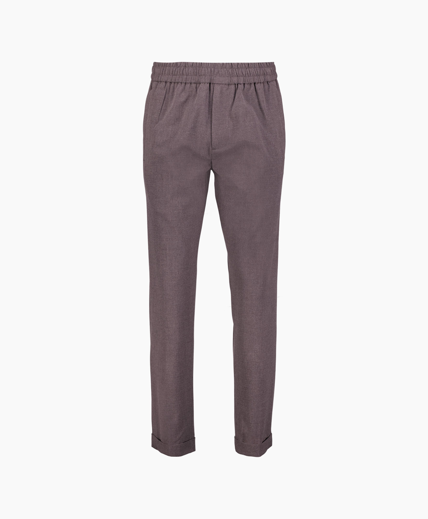 Olaf Hussein Broek Wooly Slim Elasticated  Grijs