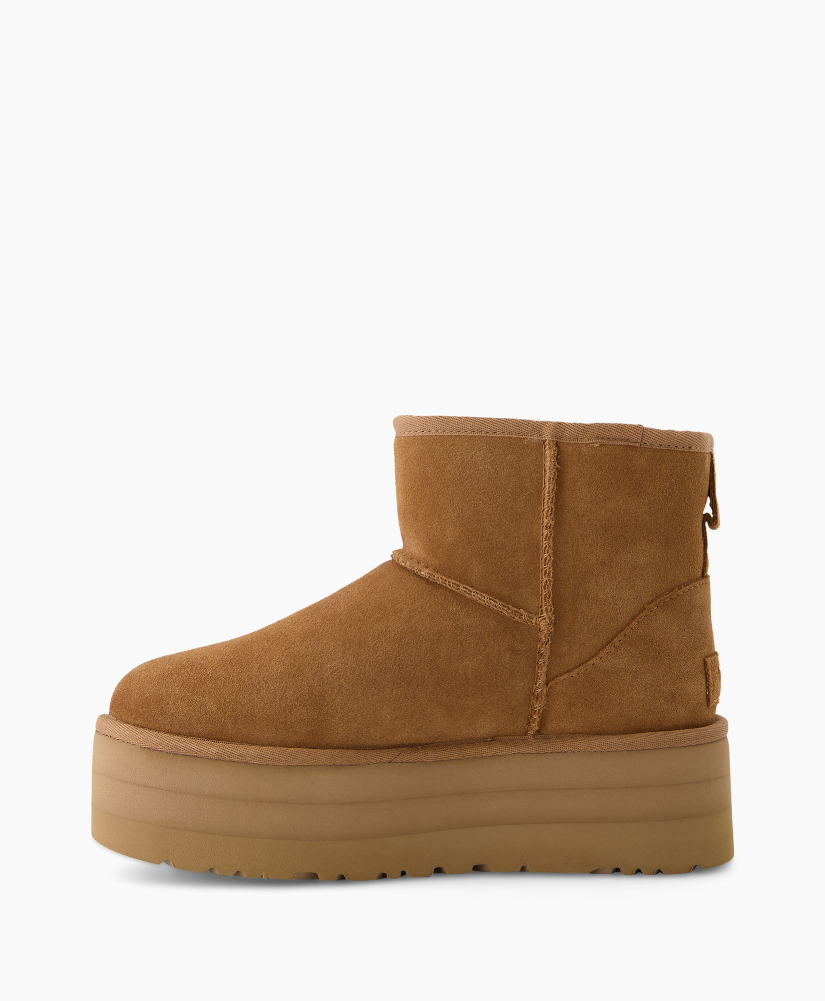 Ugg Enkellaars Classic Mini Platform Cognac