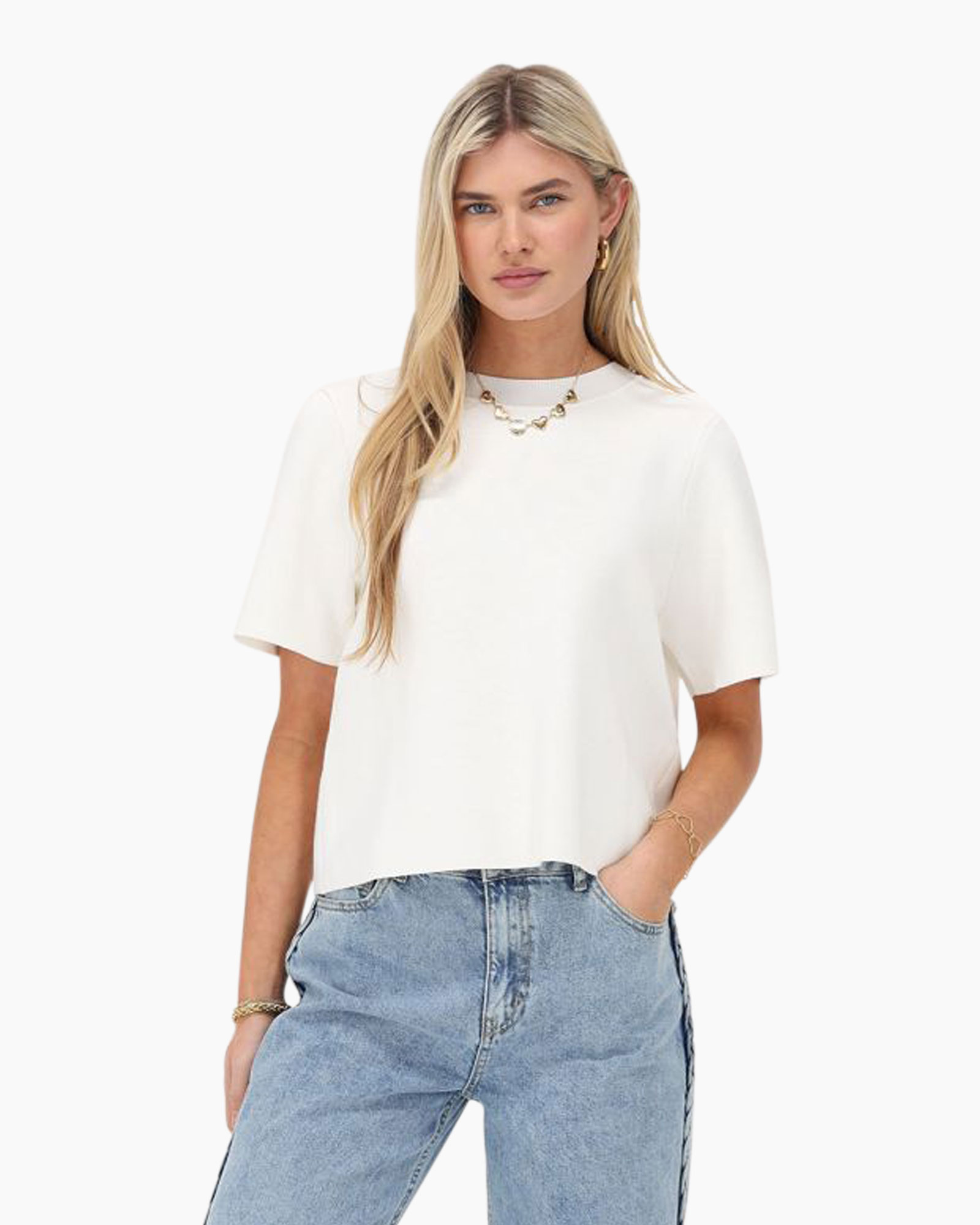 Top T-shirt With Bows On The Back Wit