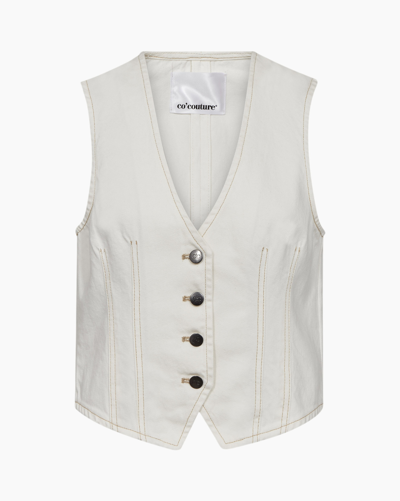 vest, waistcoat, buttoned, linen, beige