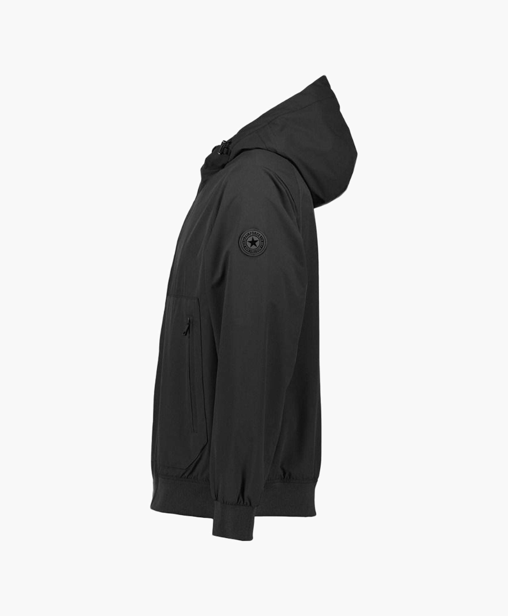 Jack Hooded Four-fay Stretch Zwart