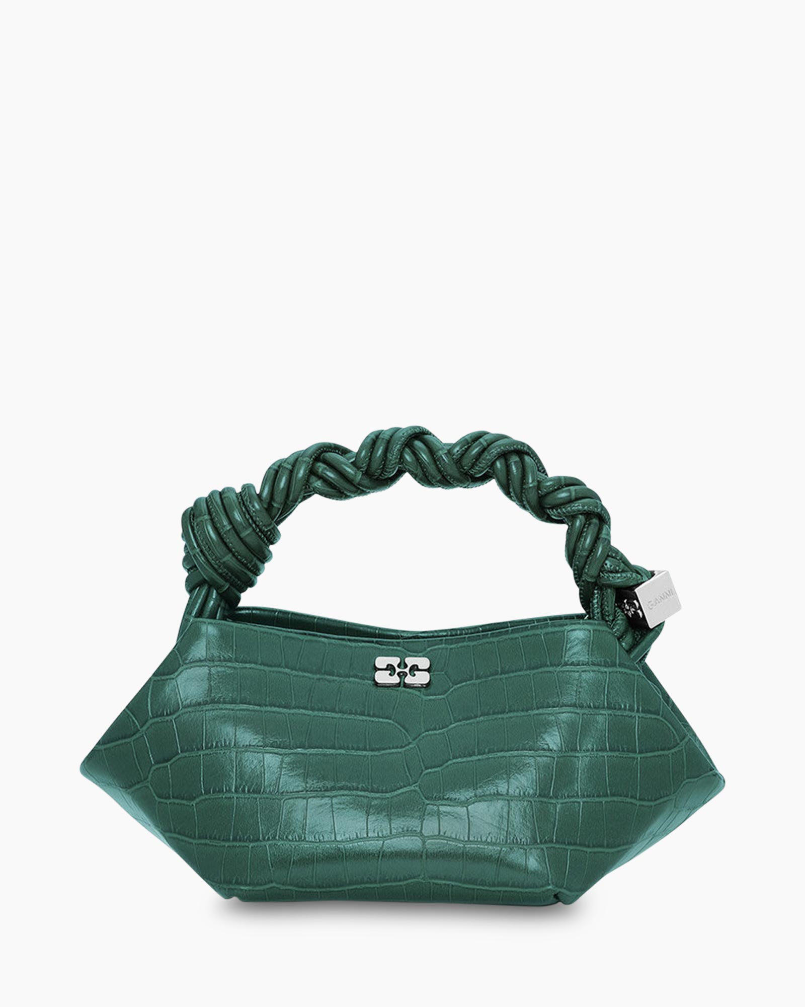 Crossbody Tas Bou Mini Croco Groen