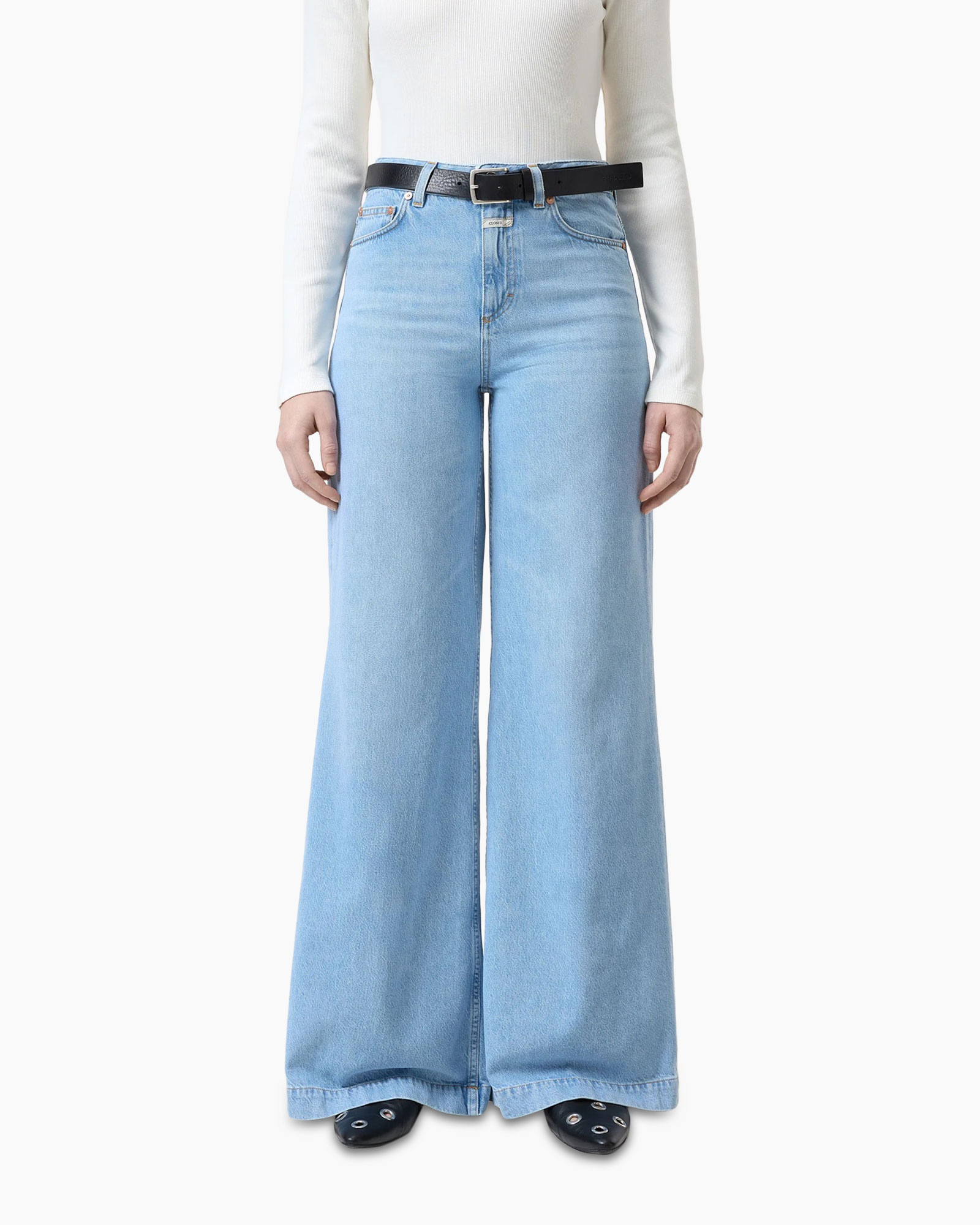 デニム・ジーパン CLOSED Glow up high waist jeans Blu 27761562_57513680_600.jpg