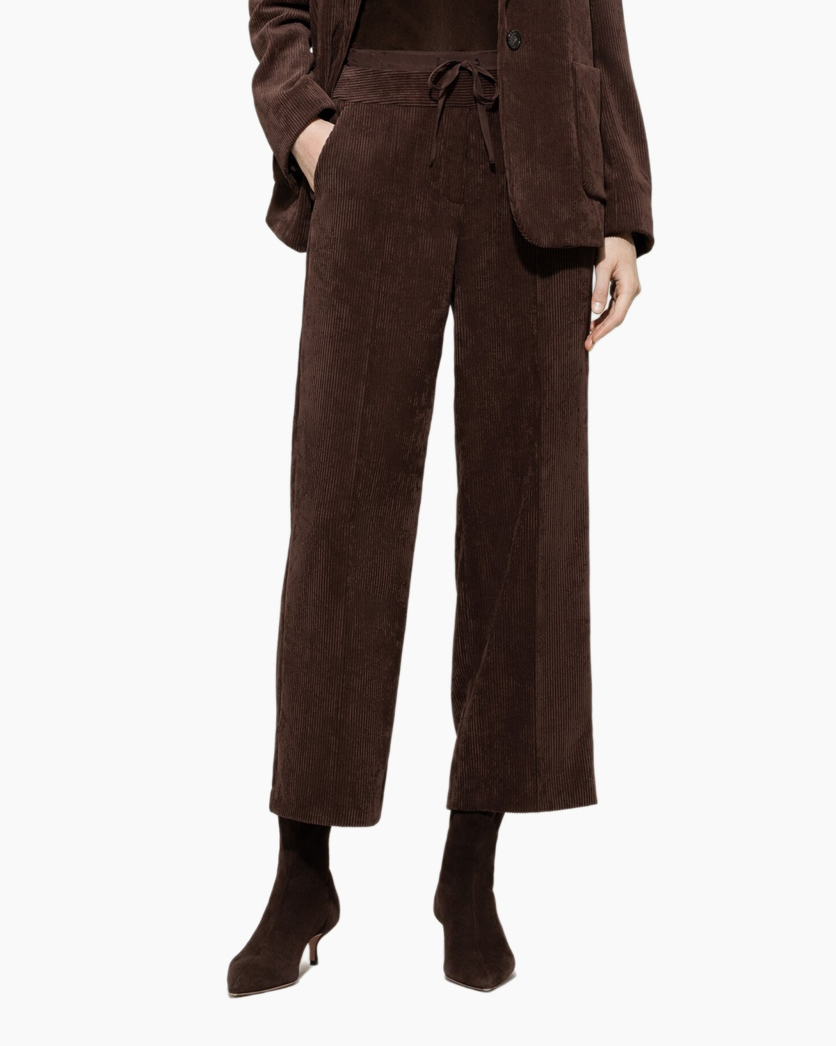 Broek 628848/3556-0 midden bruin