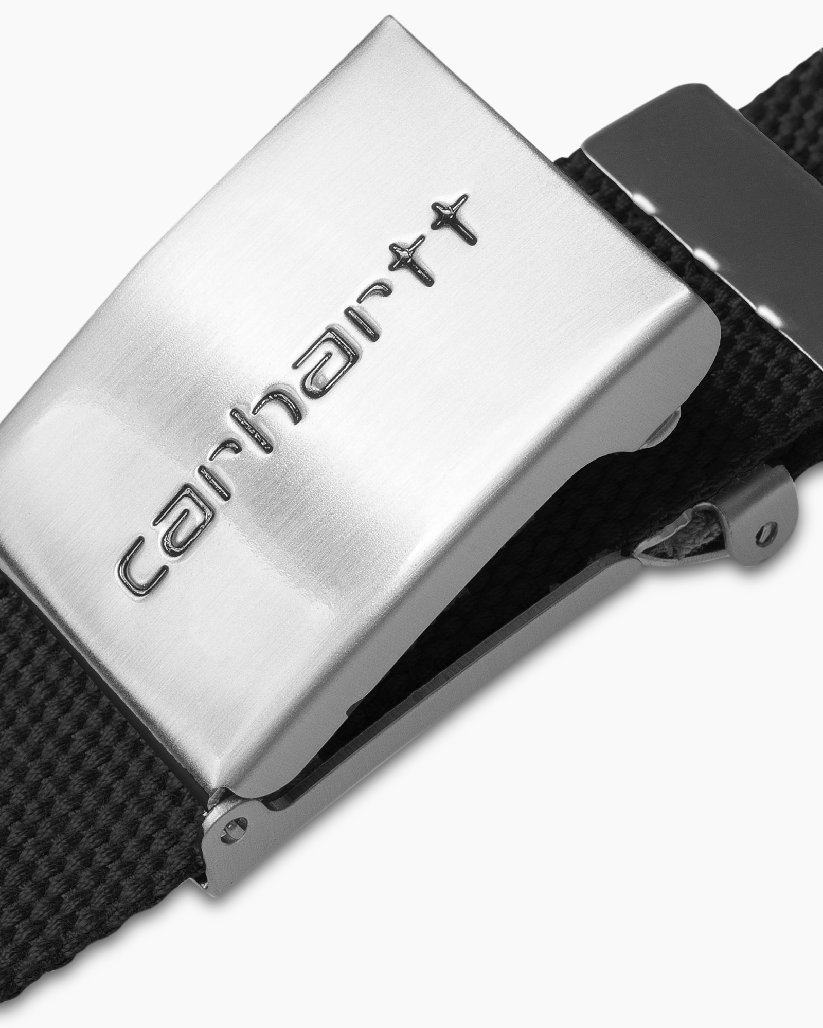 Riem Clip Chrome Zwart