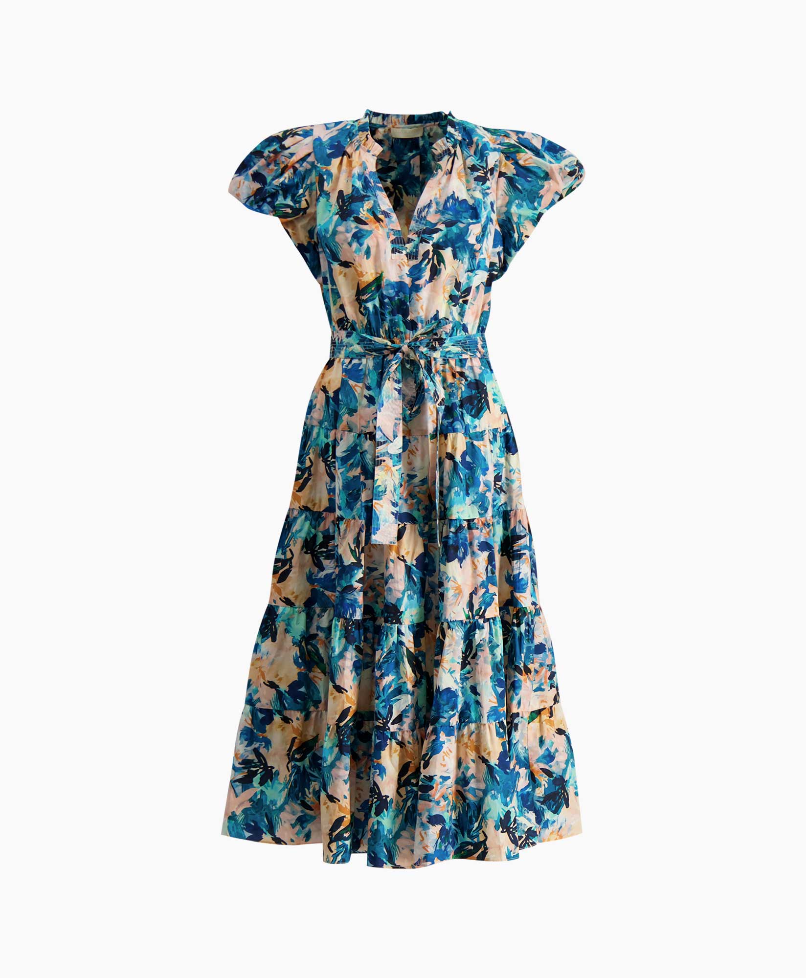 Midi Jurk Ottilie Blauw