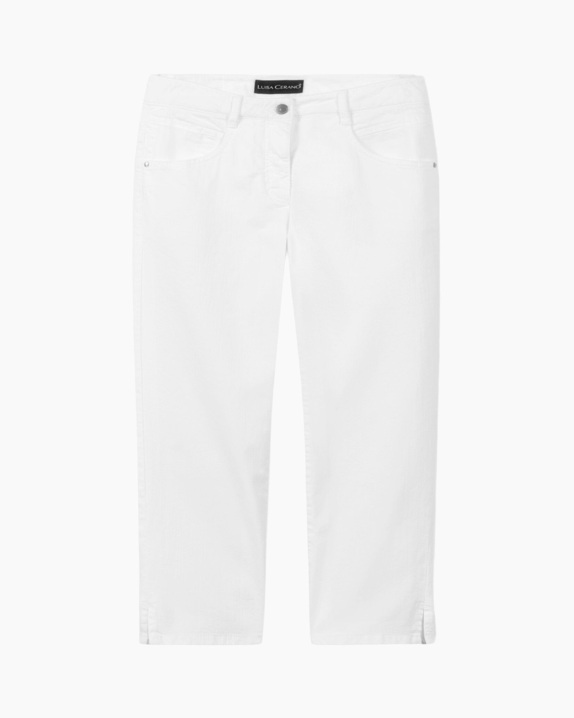 pants, white, denim, straight-leg, cargo-pocket