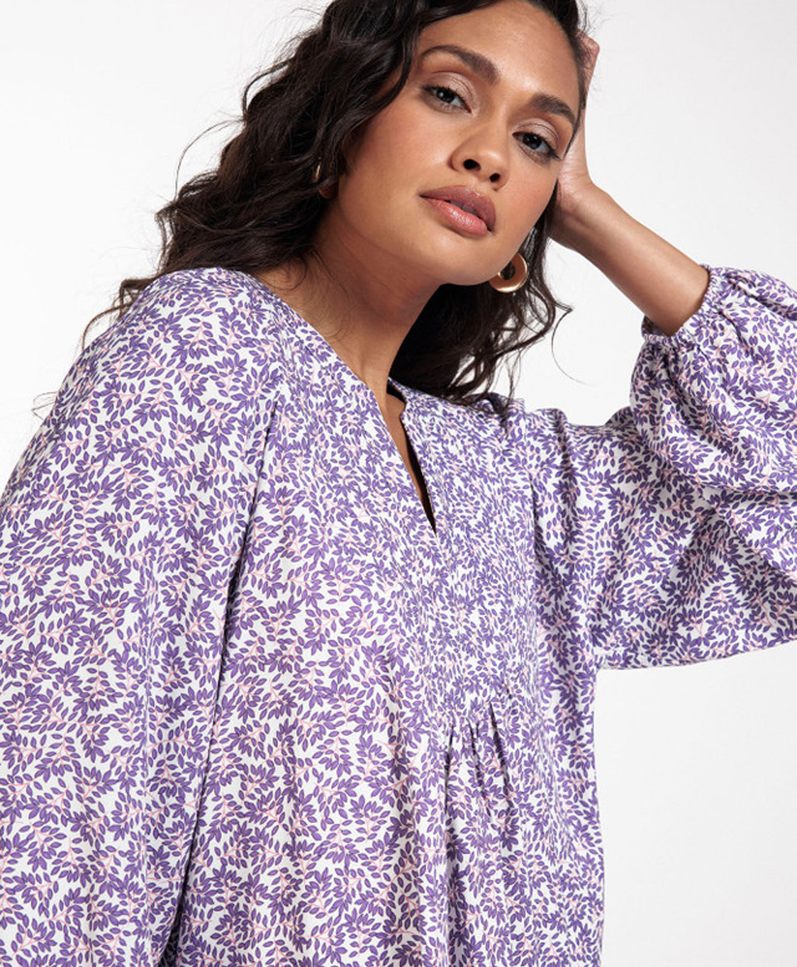 Studio Anneloes Blouse Linde Twig Ecru