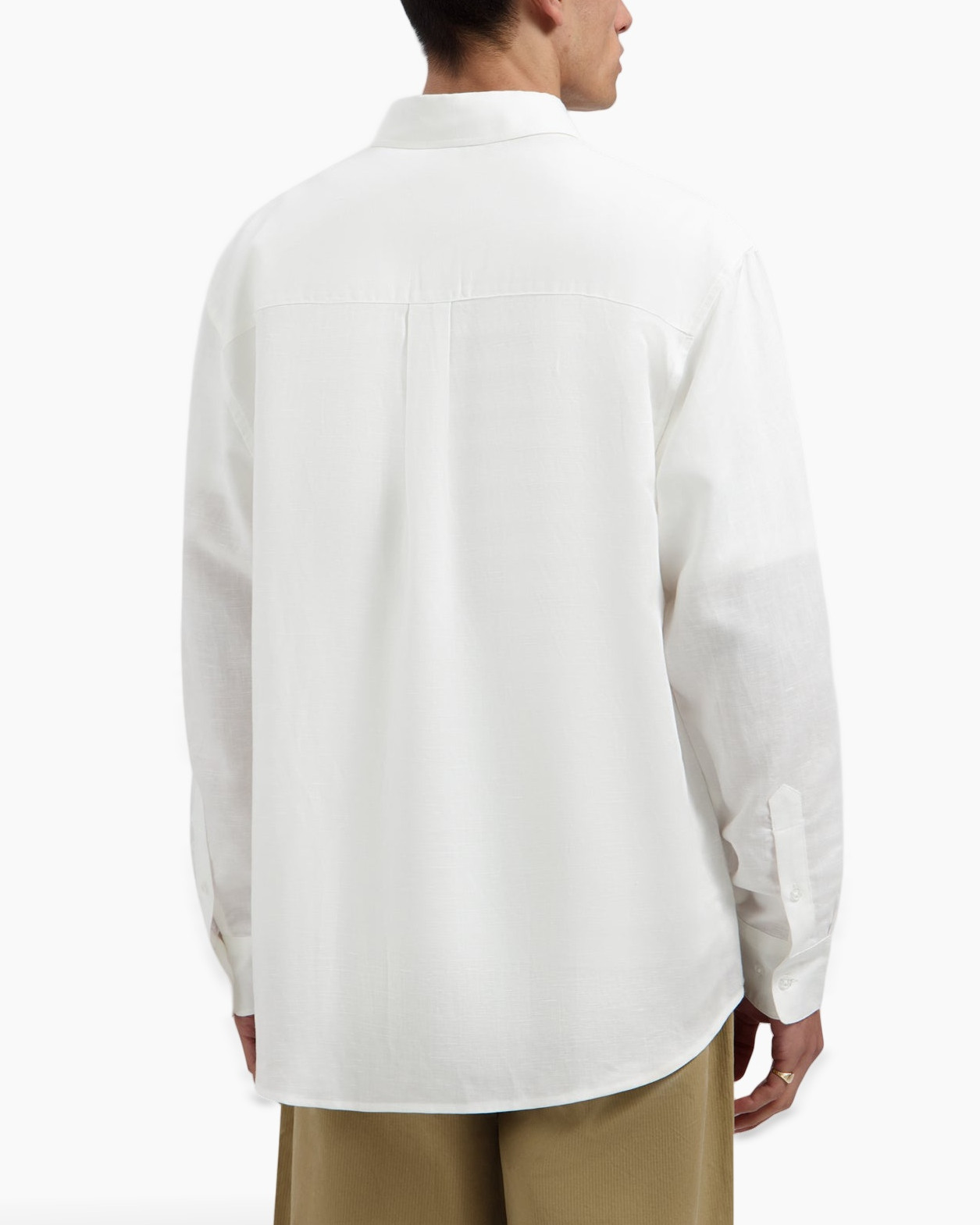 hemd, wit shirt, knopen, zak, lange mouw