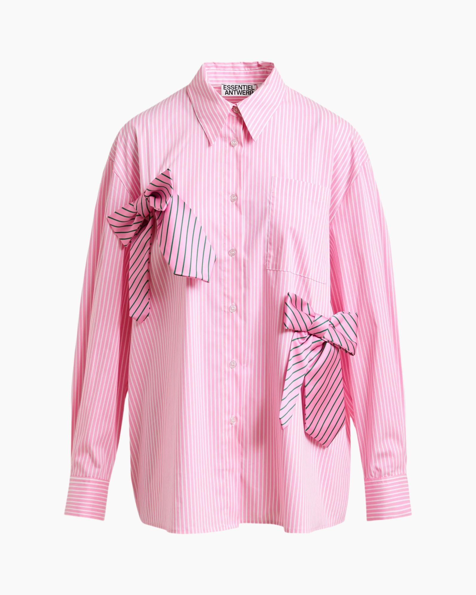 Shirt, Blouse, Long Sleeve, Tie, Dress Shirt