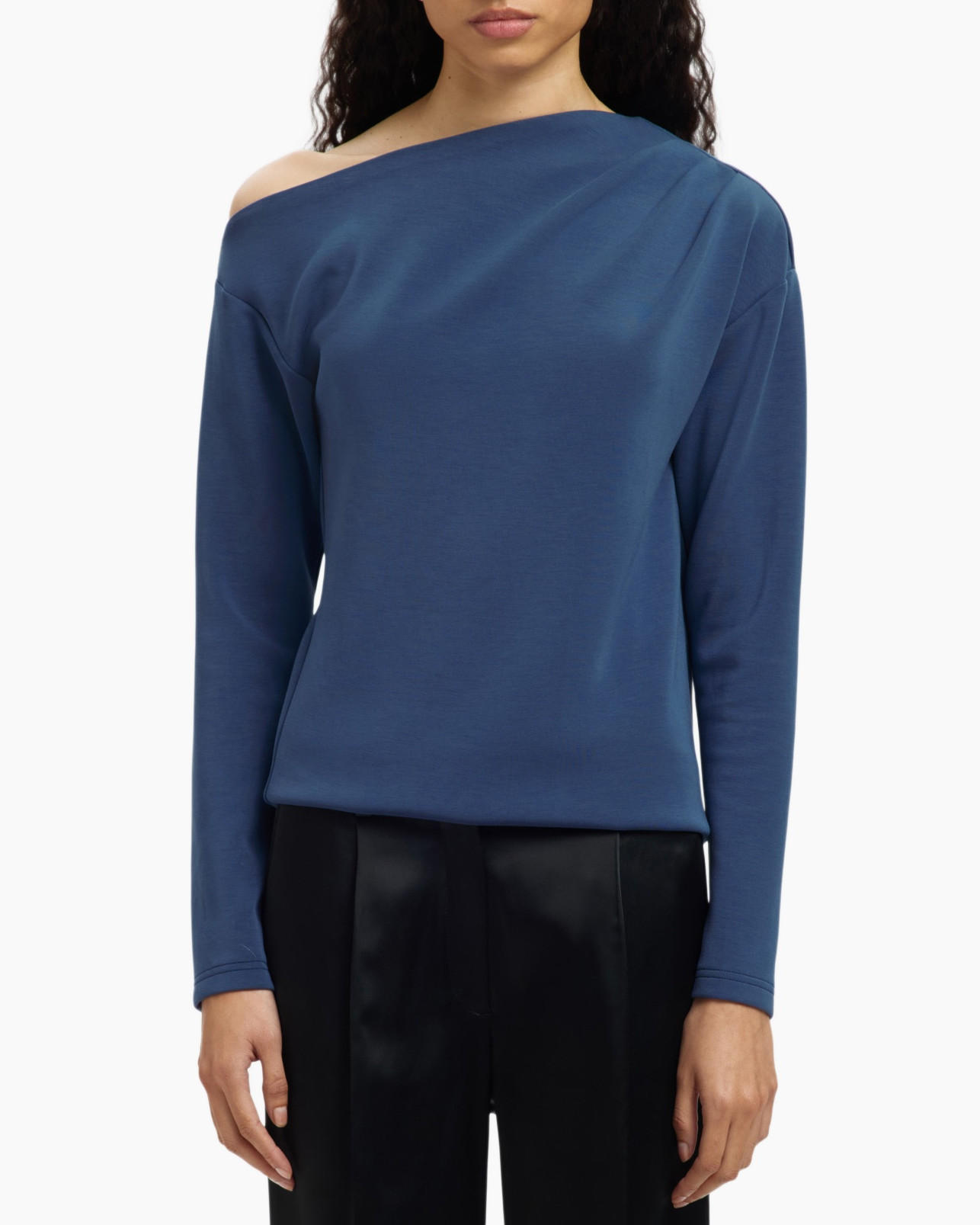Top Tenny Ls Draped Blauw