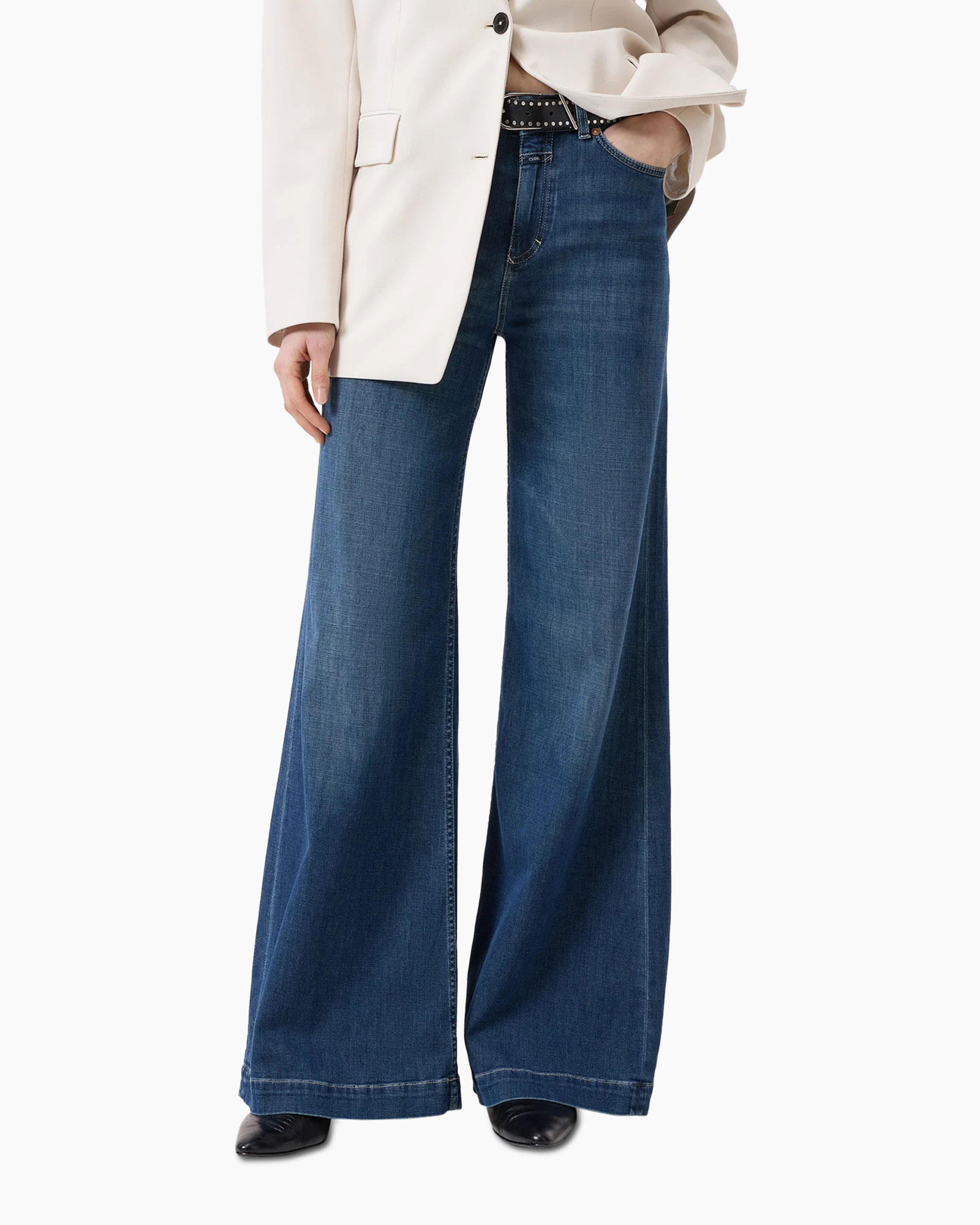 Jeans Glow Up Donker Blauw