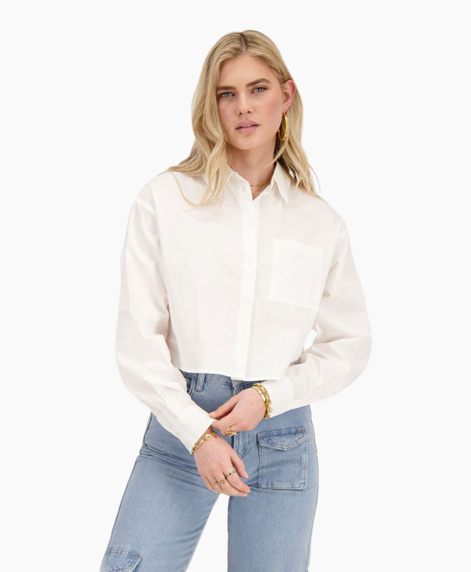 Blouse Cropped Wit