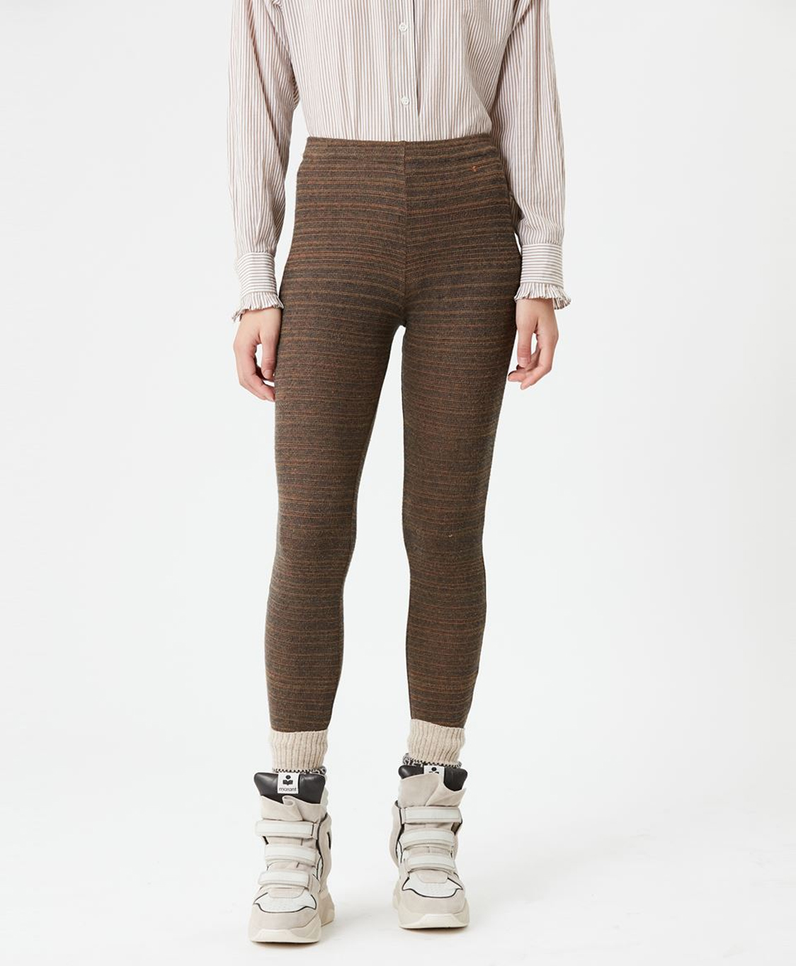 Marant Étoile Legging Javene-gb Khaki
