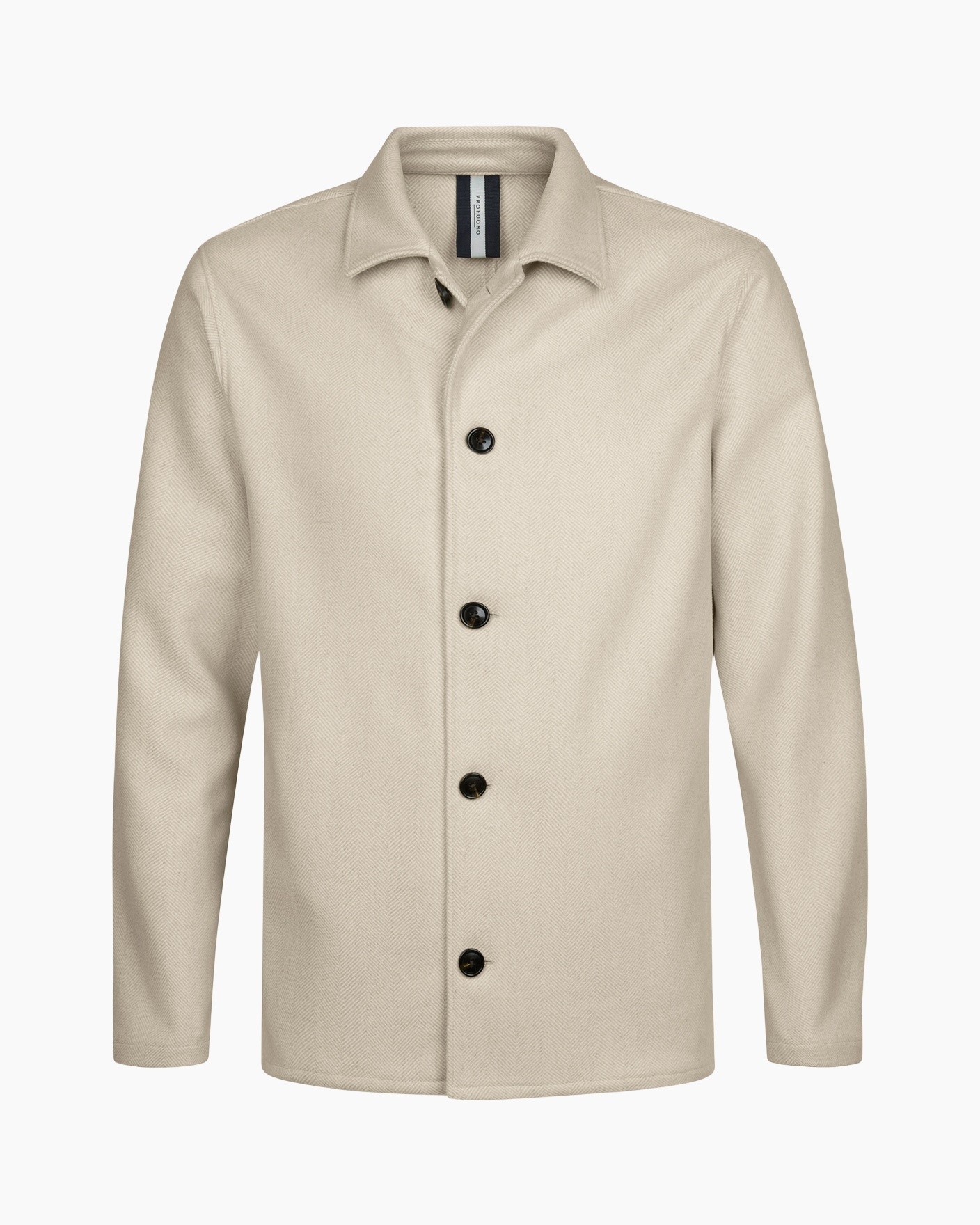 jas beige, jassen, knopen, kraag, lange mouw