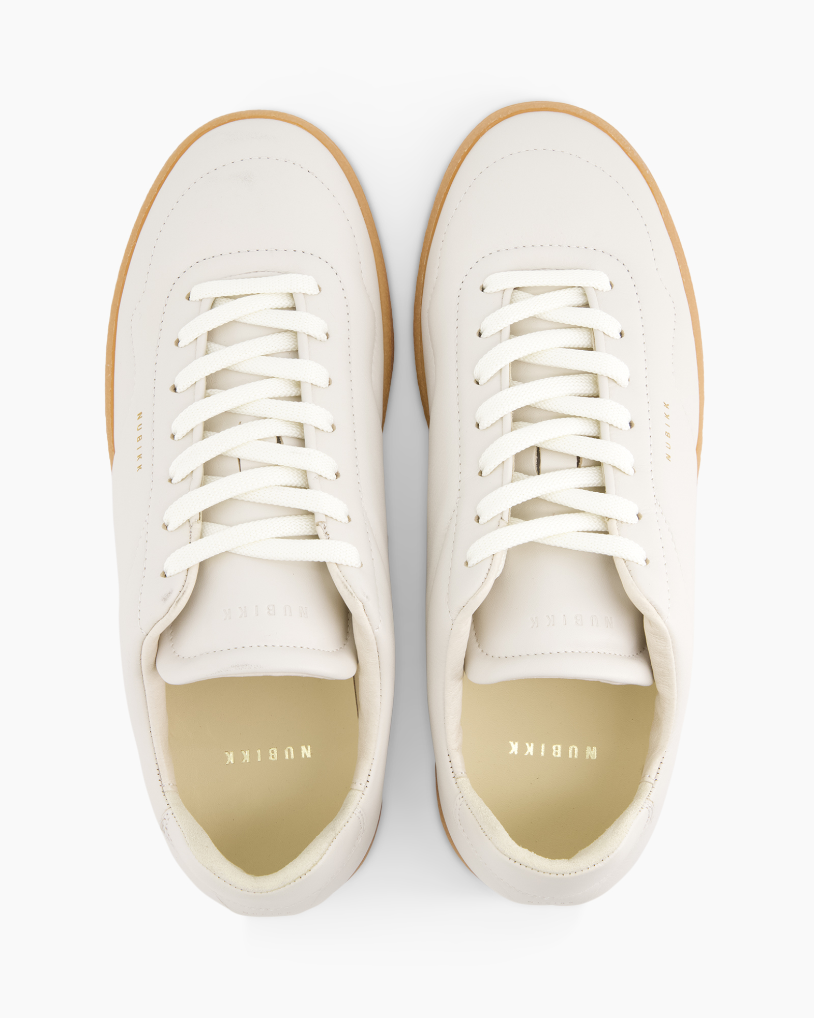 sneakers, white, laces, gum sole, boots? Not really, sneakers