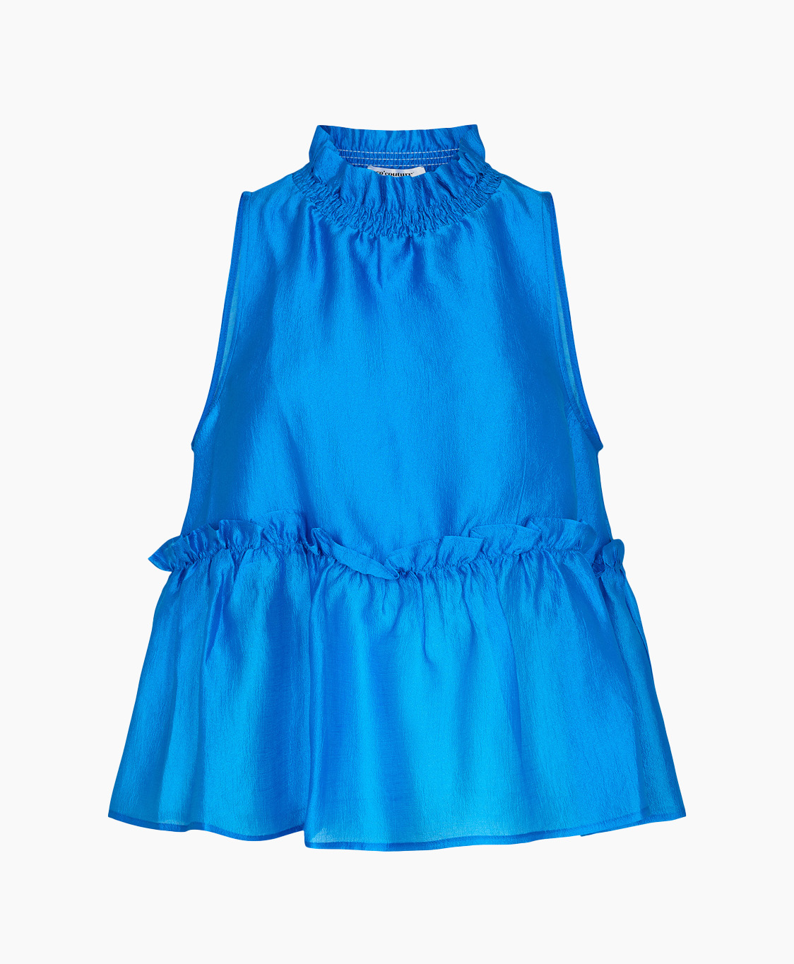 Co'couture Top Monique Halterneck Top Blauw