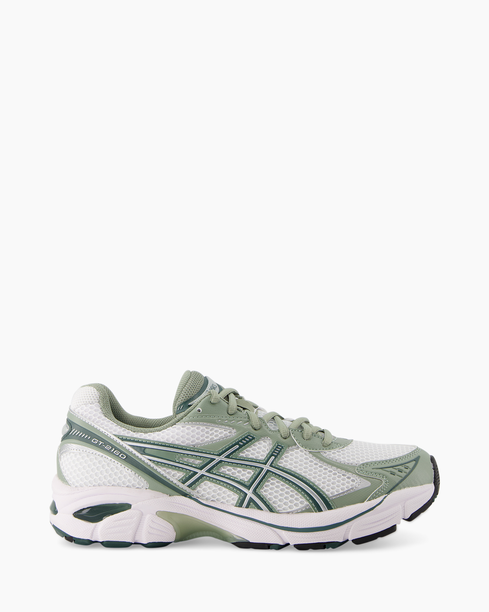 hardloopschoen, mesh, groen, wit, athletische schoen