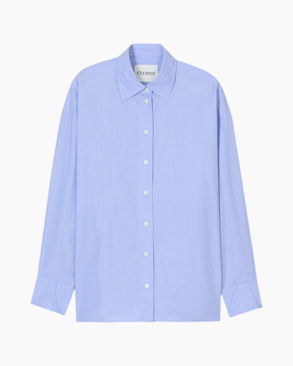 shirt, button-down, long-sleeve, collar, light blue