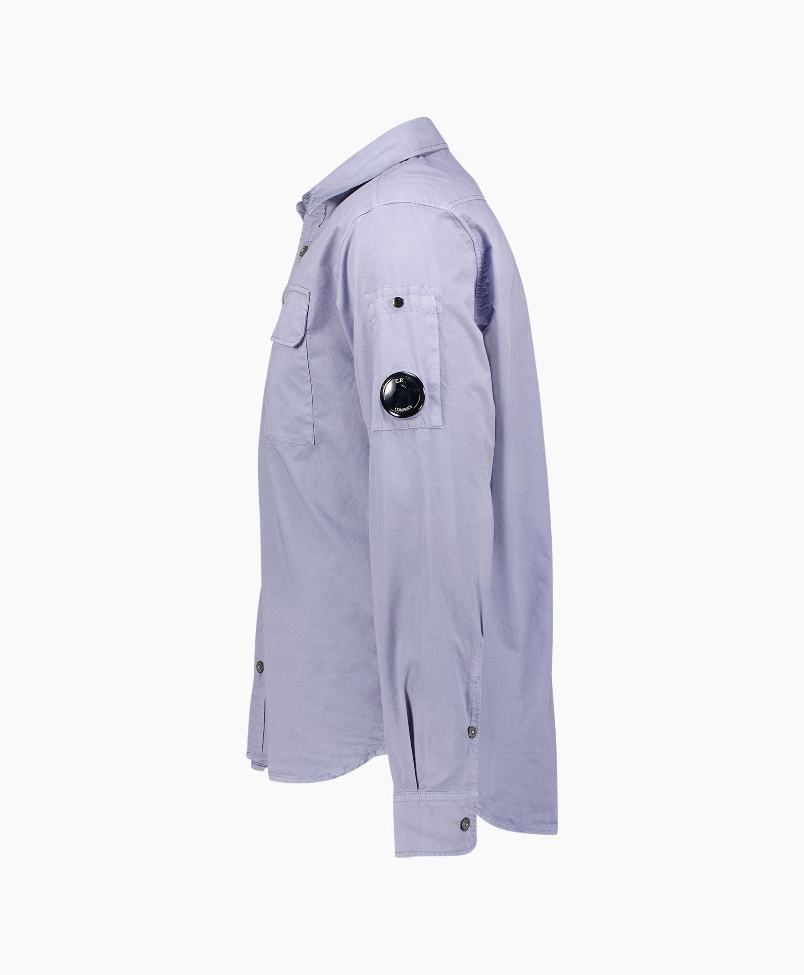 Overshirt Shirt Gabardine Lavendel