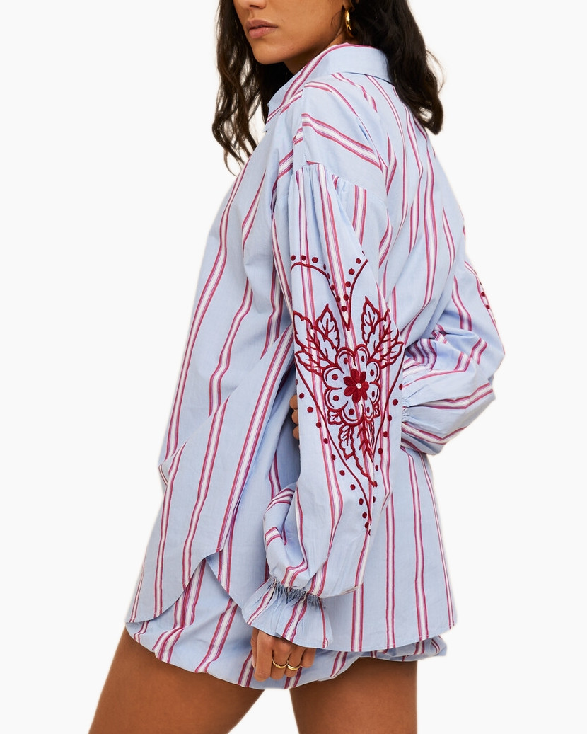 Shirt, Long Sleeve, Dress Shirt, Blouse, Shorts