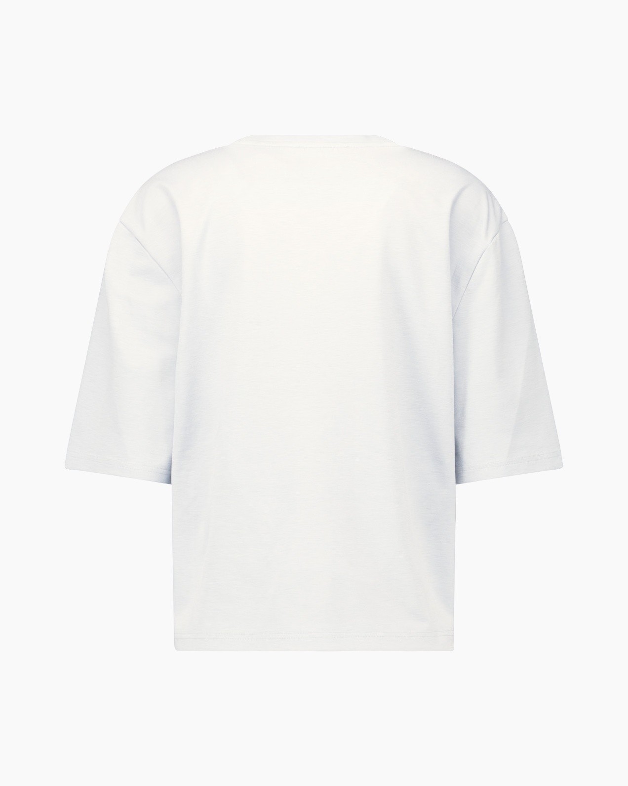 t-shirt, korte mouwen, wit, katoen, effen