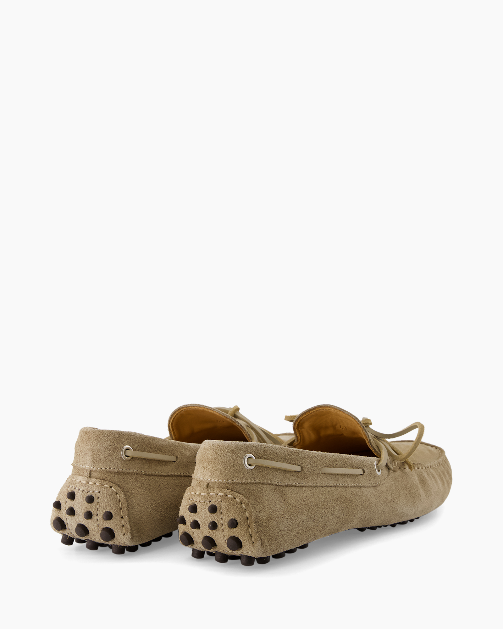 mocassins, suède, beige, slipsko, perforatede zool